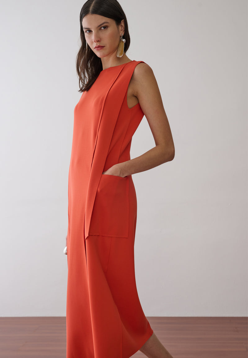 Vestido Midi Painéis