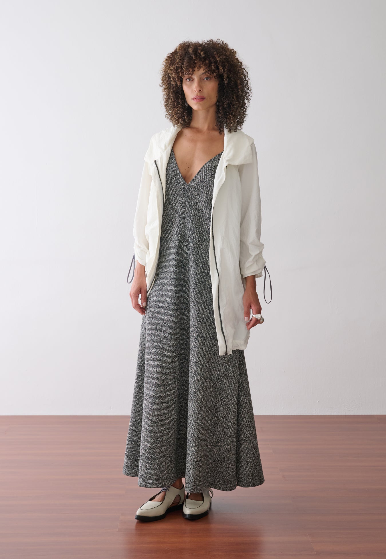 Slip Dress Tweed