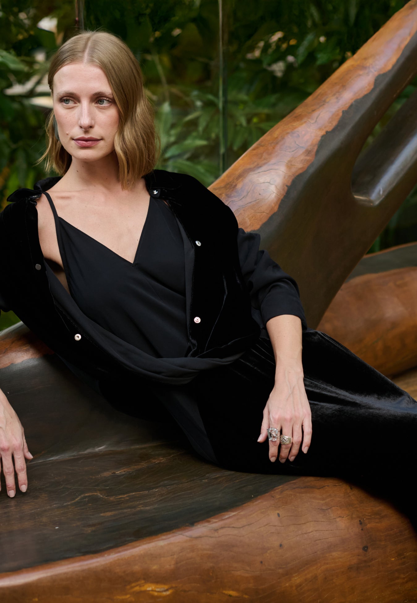 Slip Dress Veludo