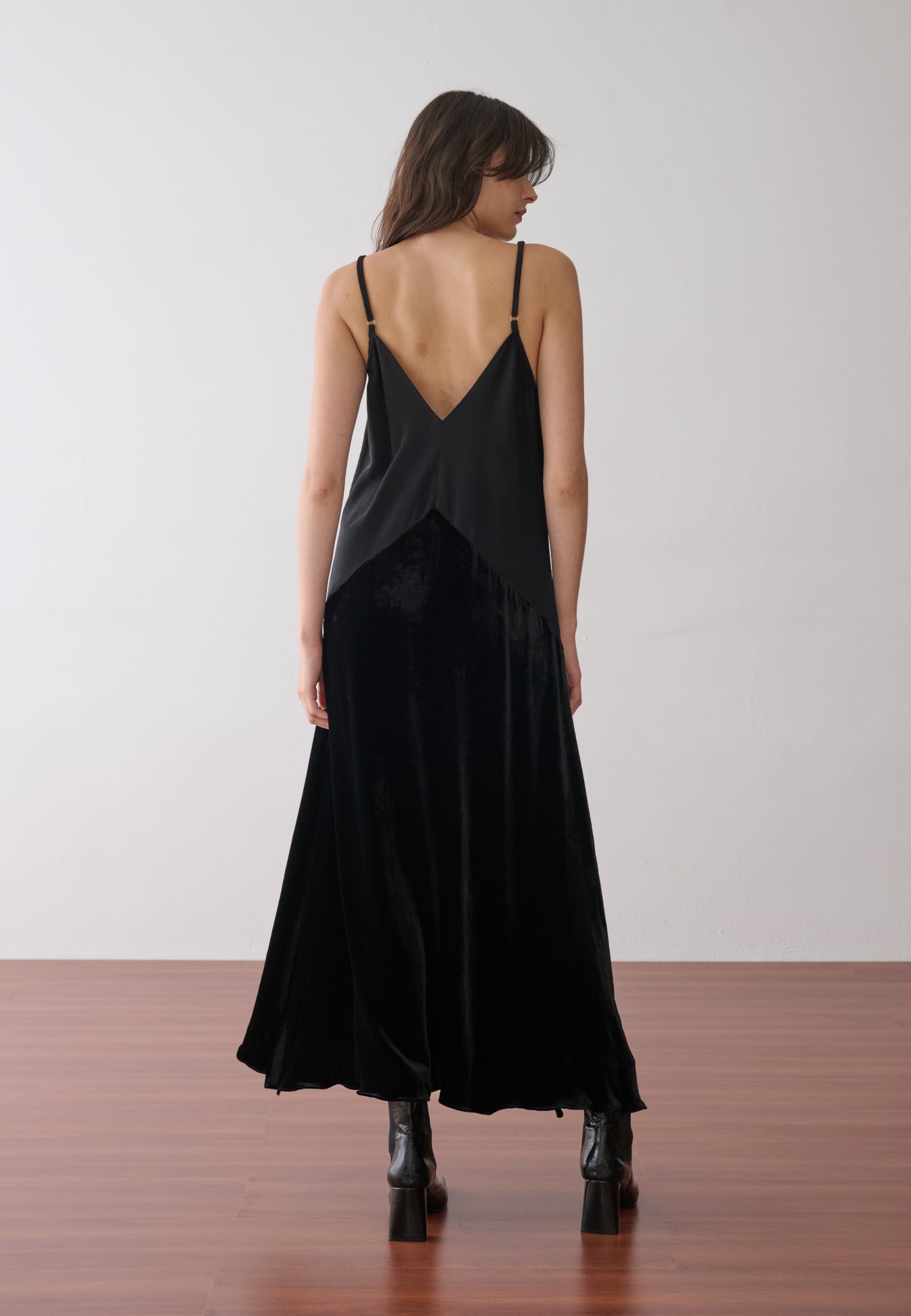 Slip Dress Veludo