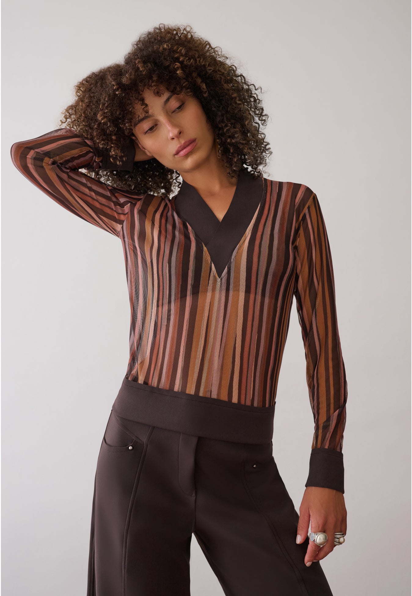 Blusa tule Estampada