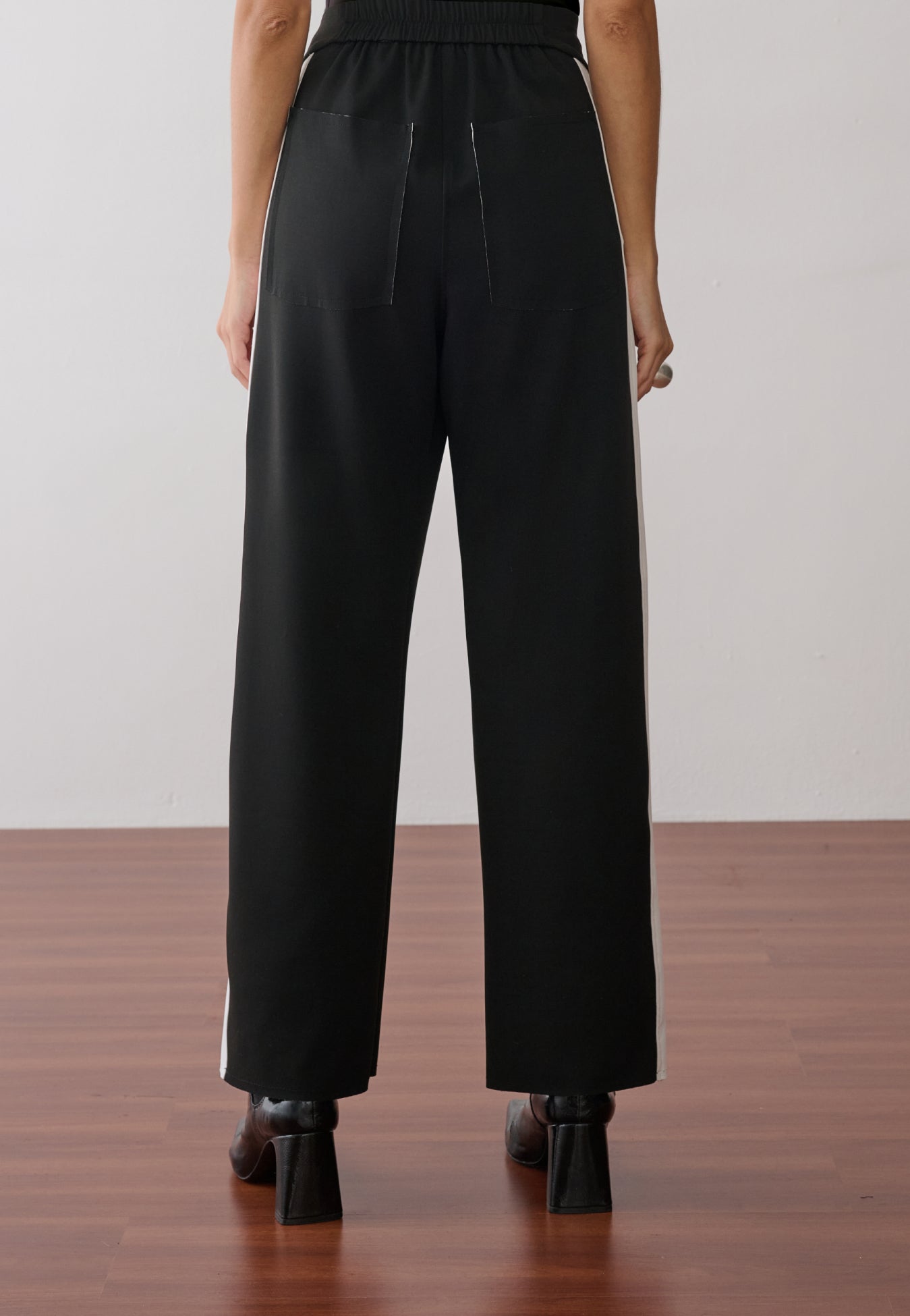 Calça Pantalona Bicolor Duo