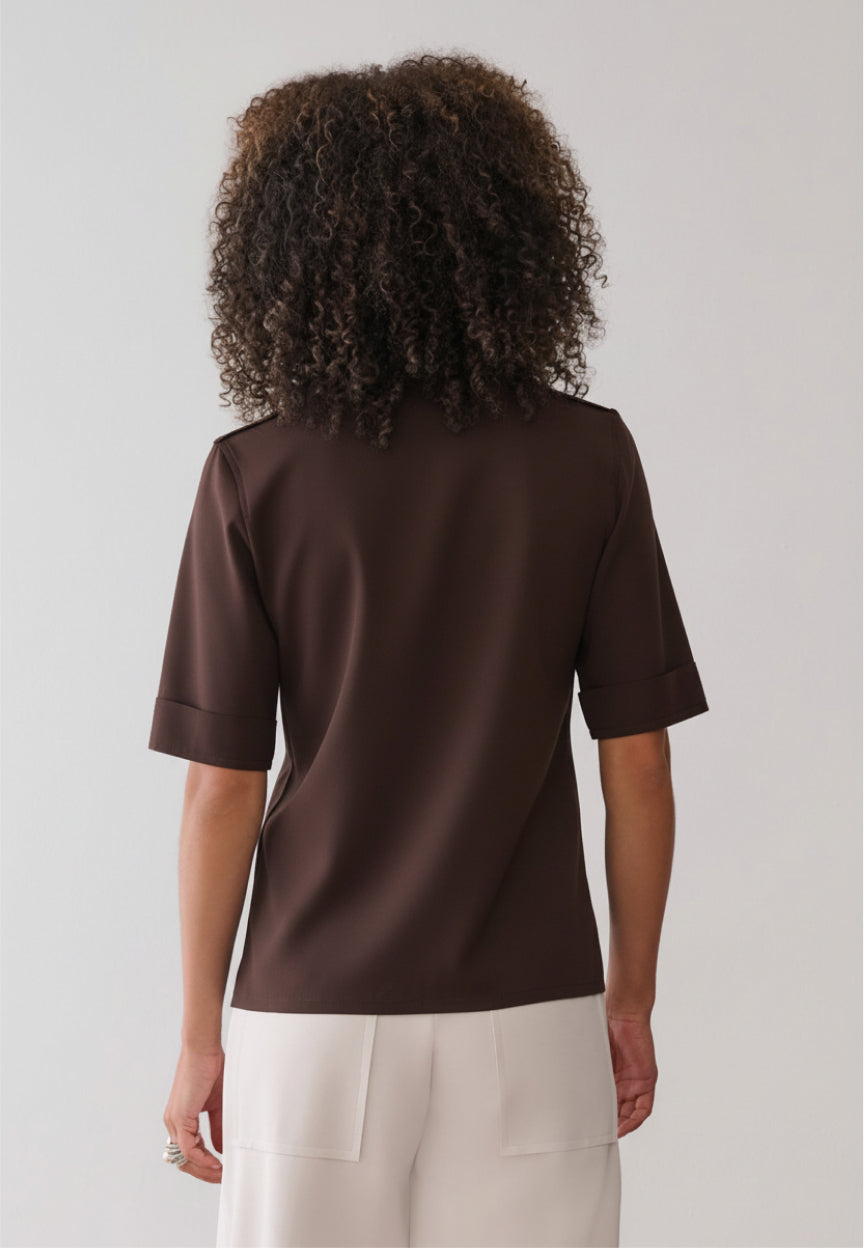 Blusa Polo Manga Curta