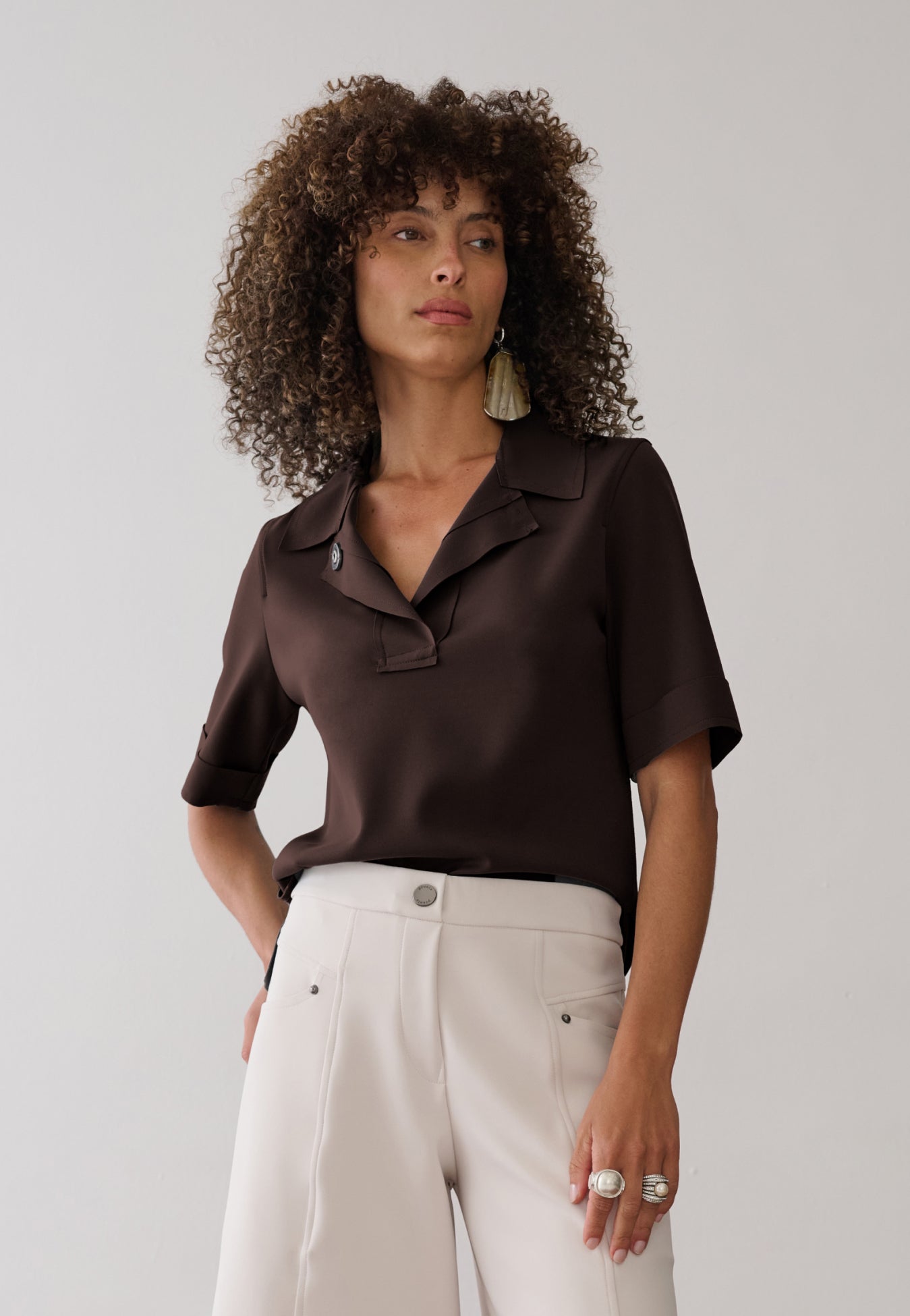 Blusa Polo Manga Curta