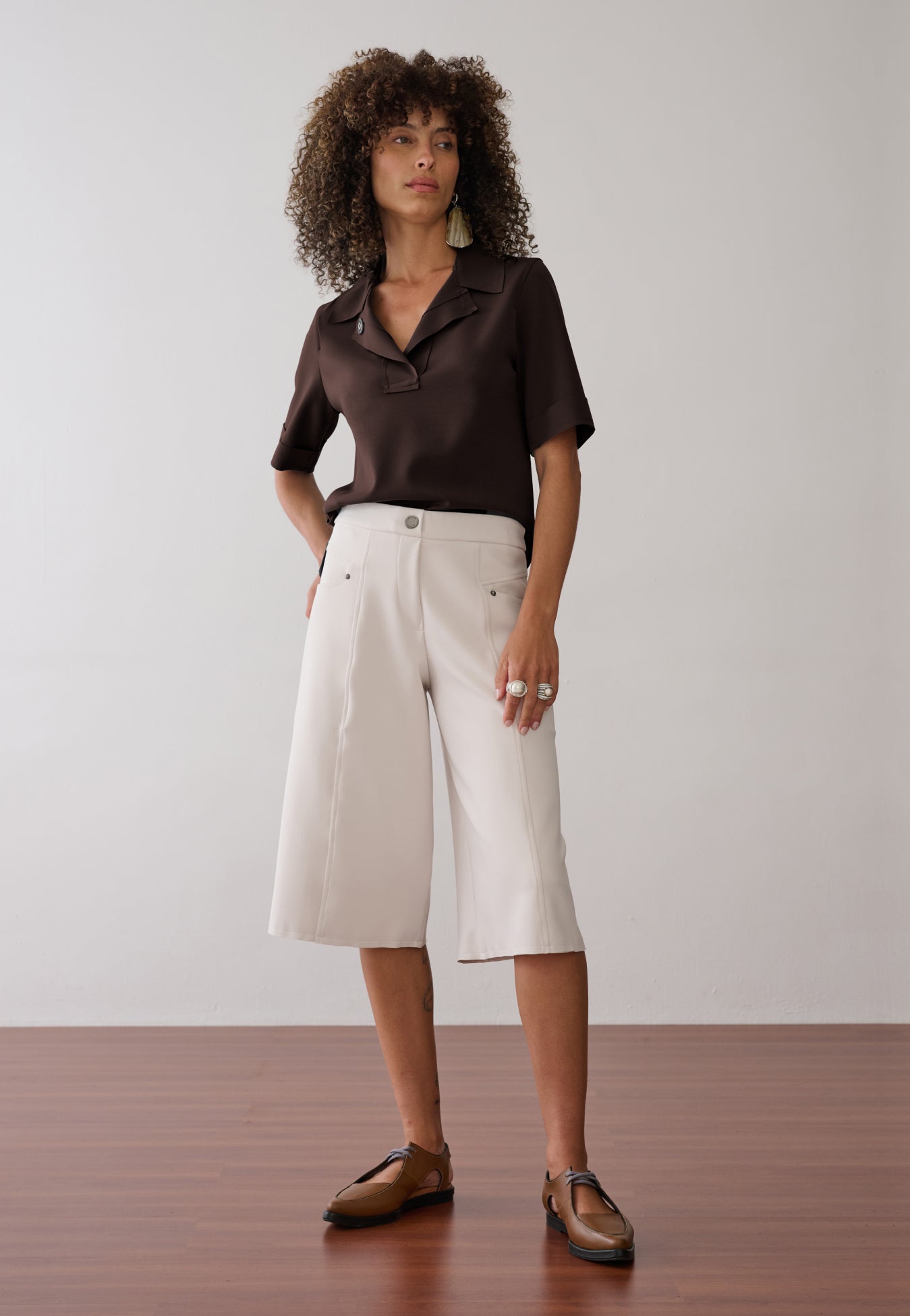Blusa Polo Manga Curta