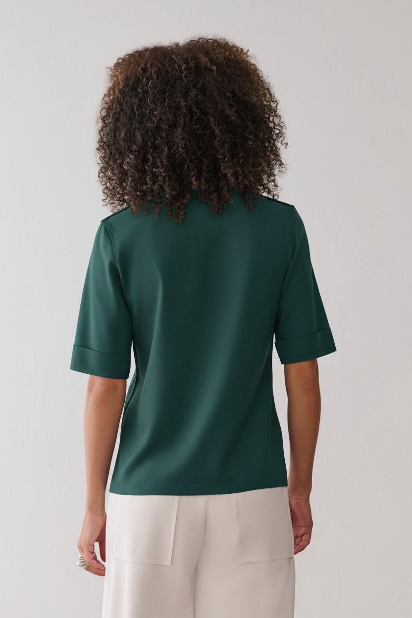 Blusa Polo Manga Curta