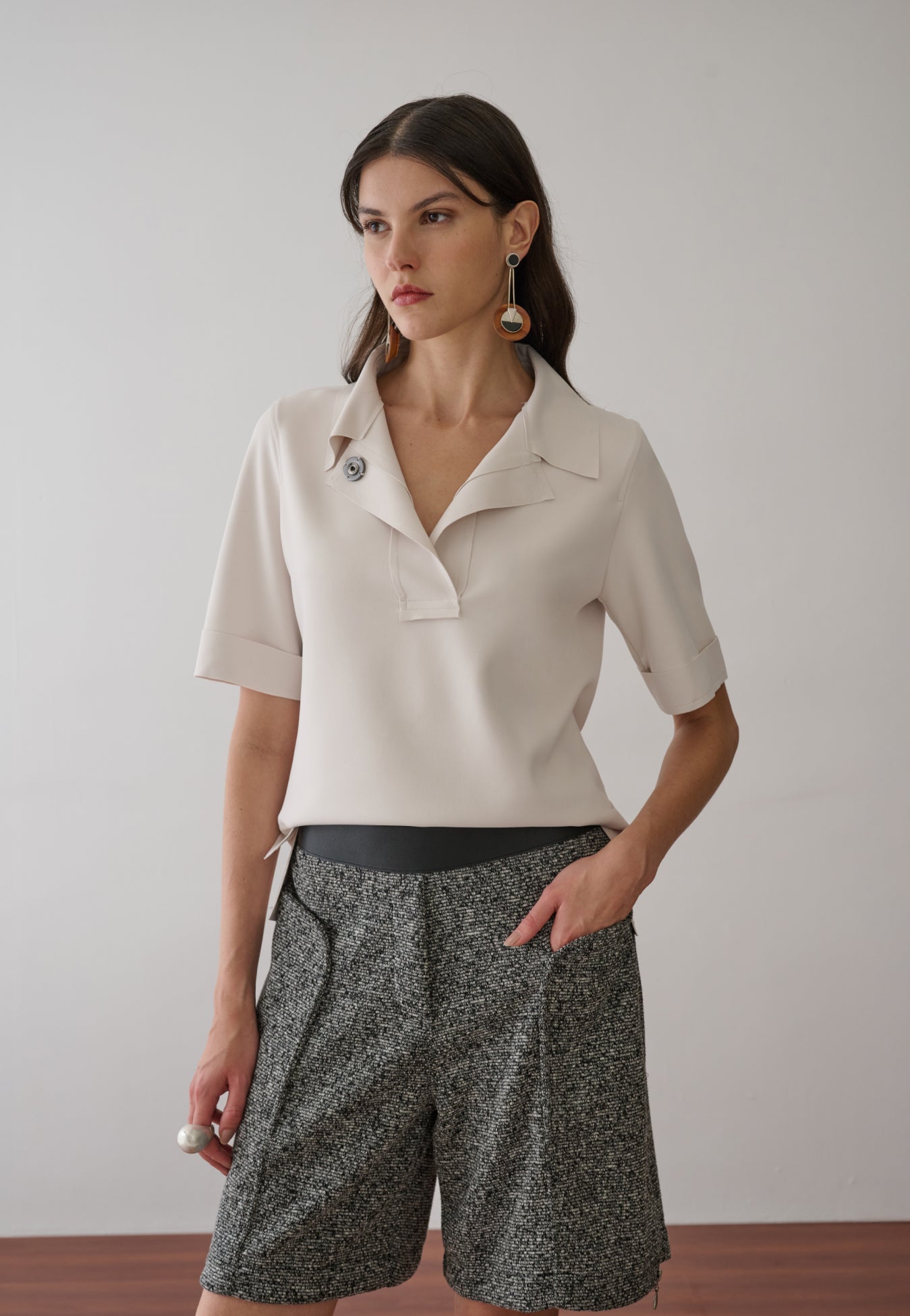 Blusa Polo Manga Curta
