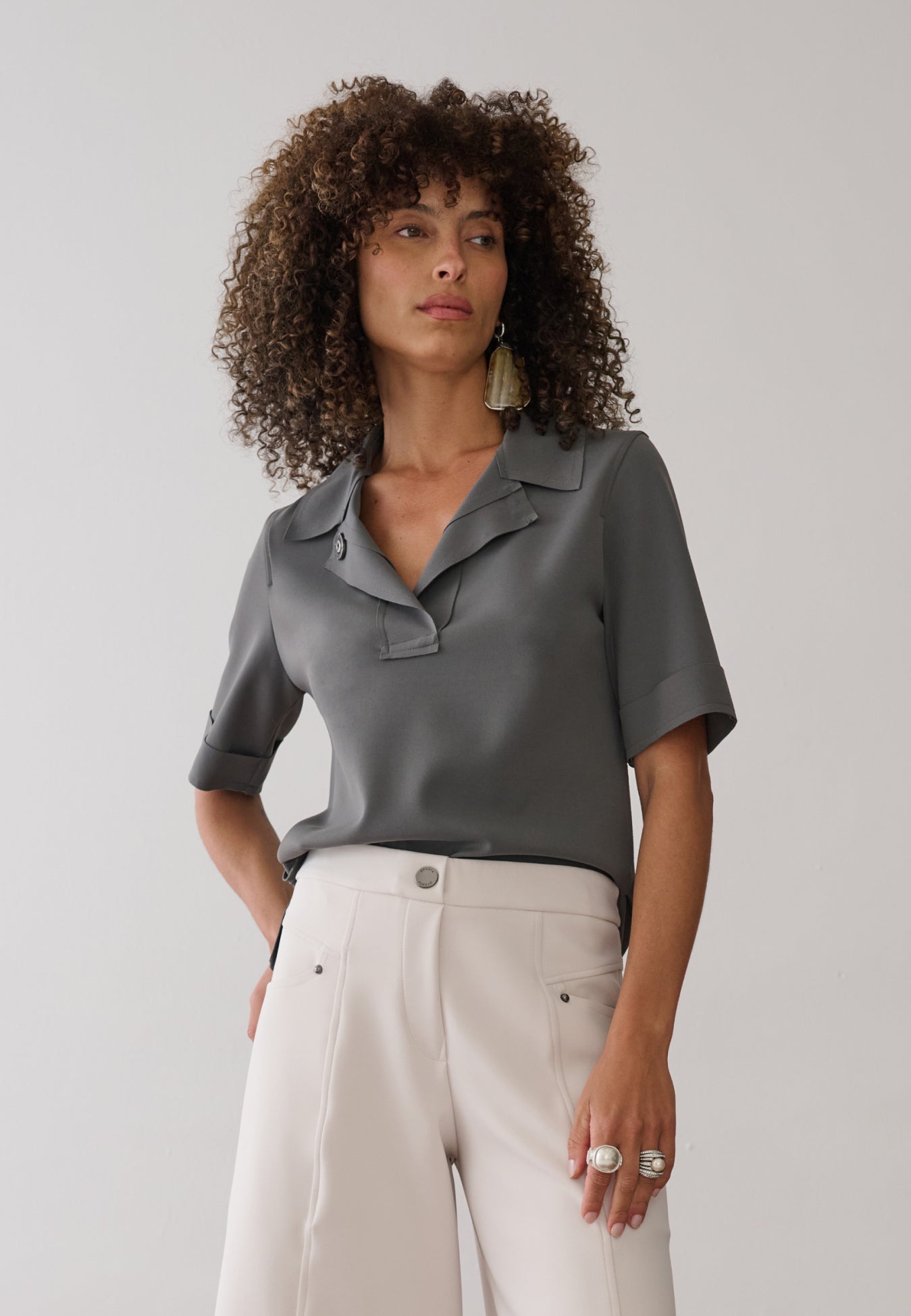 Blusa Polo Manga Curta