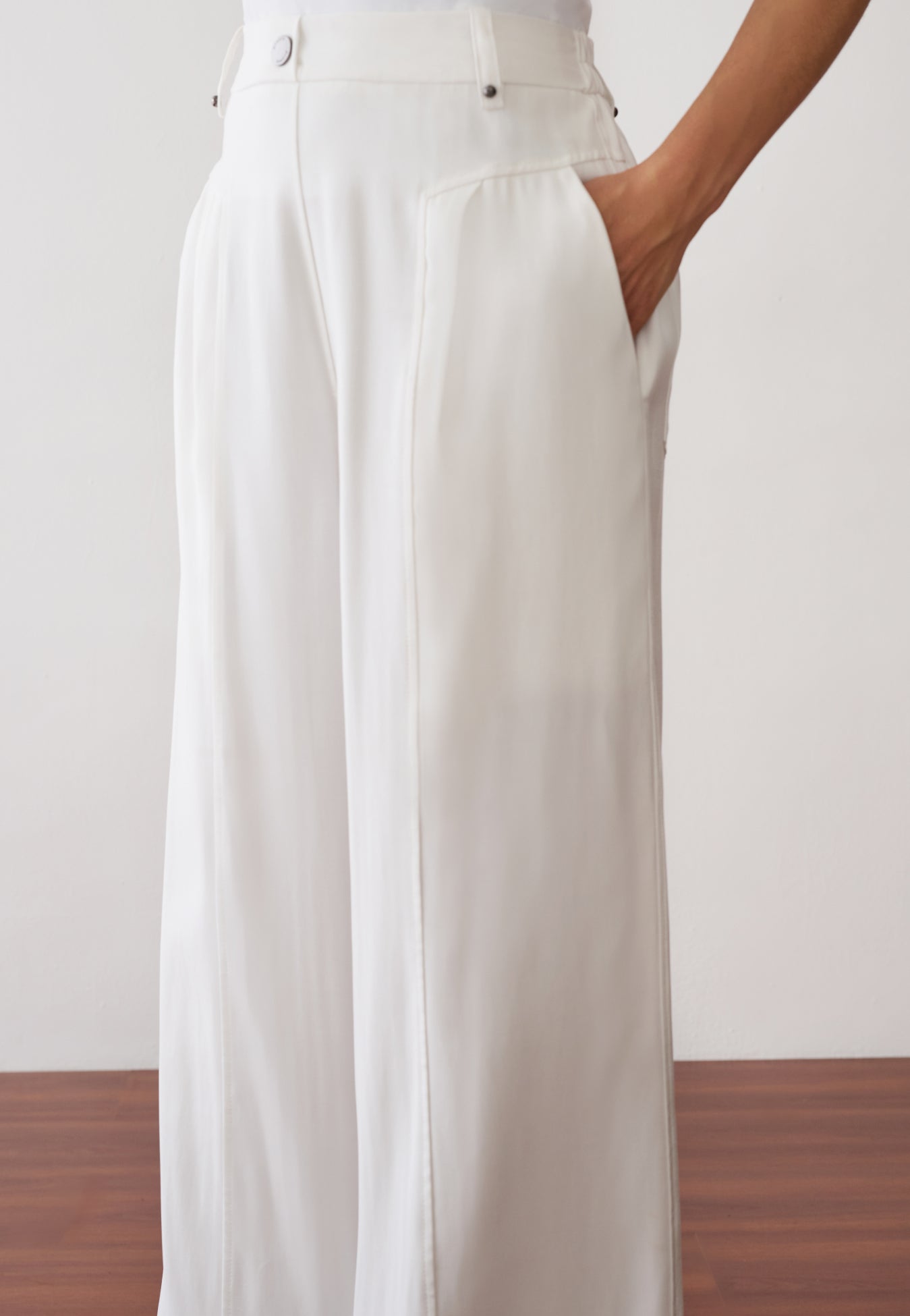 Calça Pantalona Barra Larga