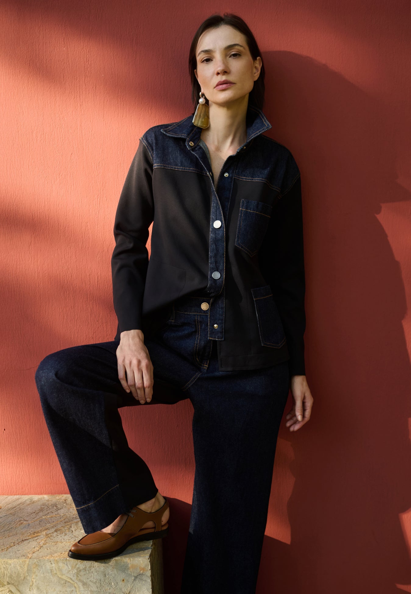 Jaqueta Denim Tech