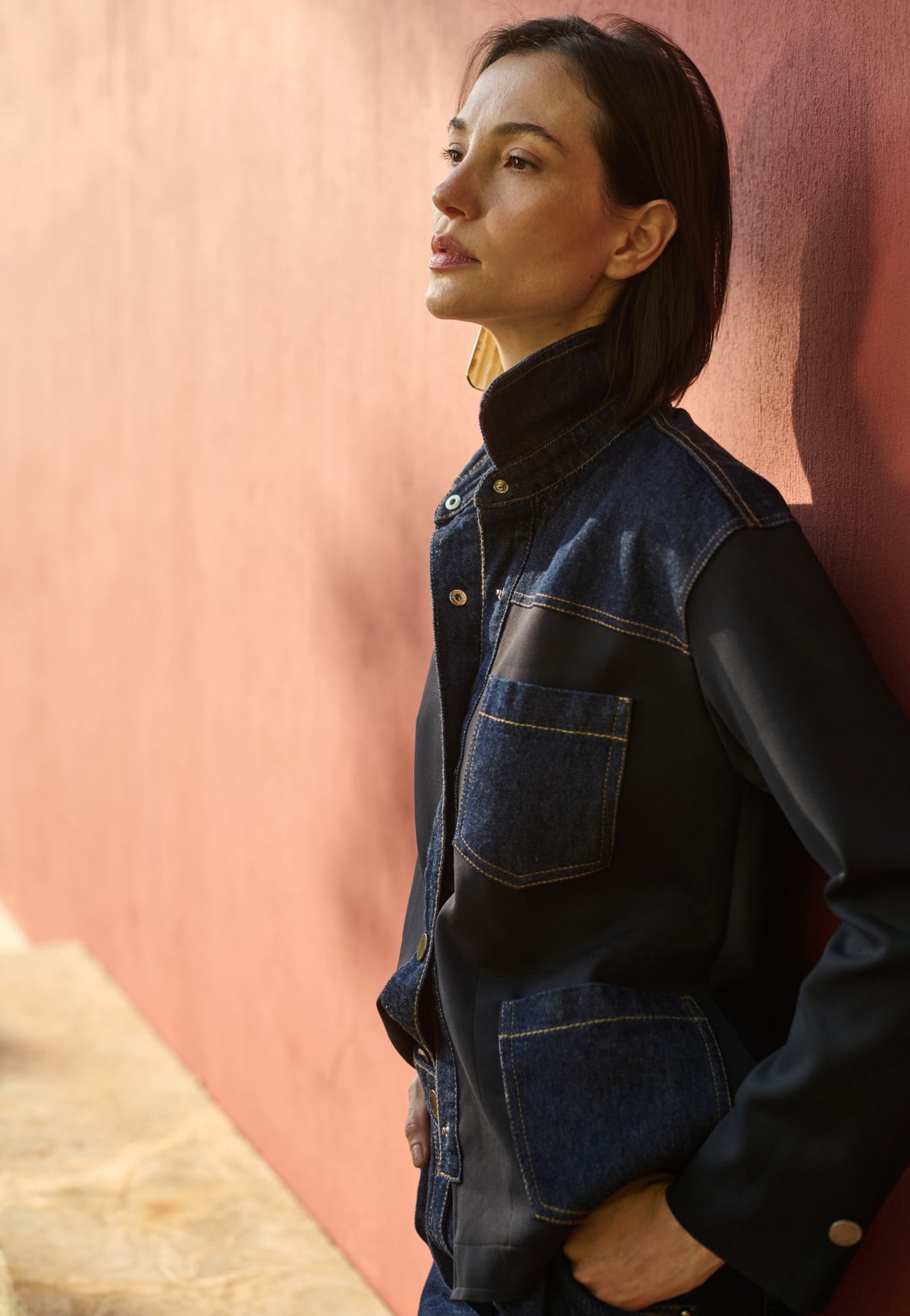 Jaqueta Denim Tech