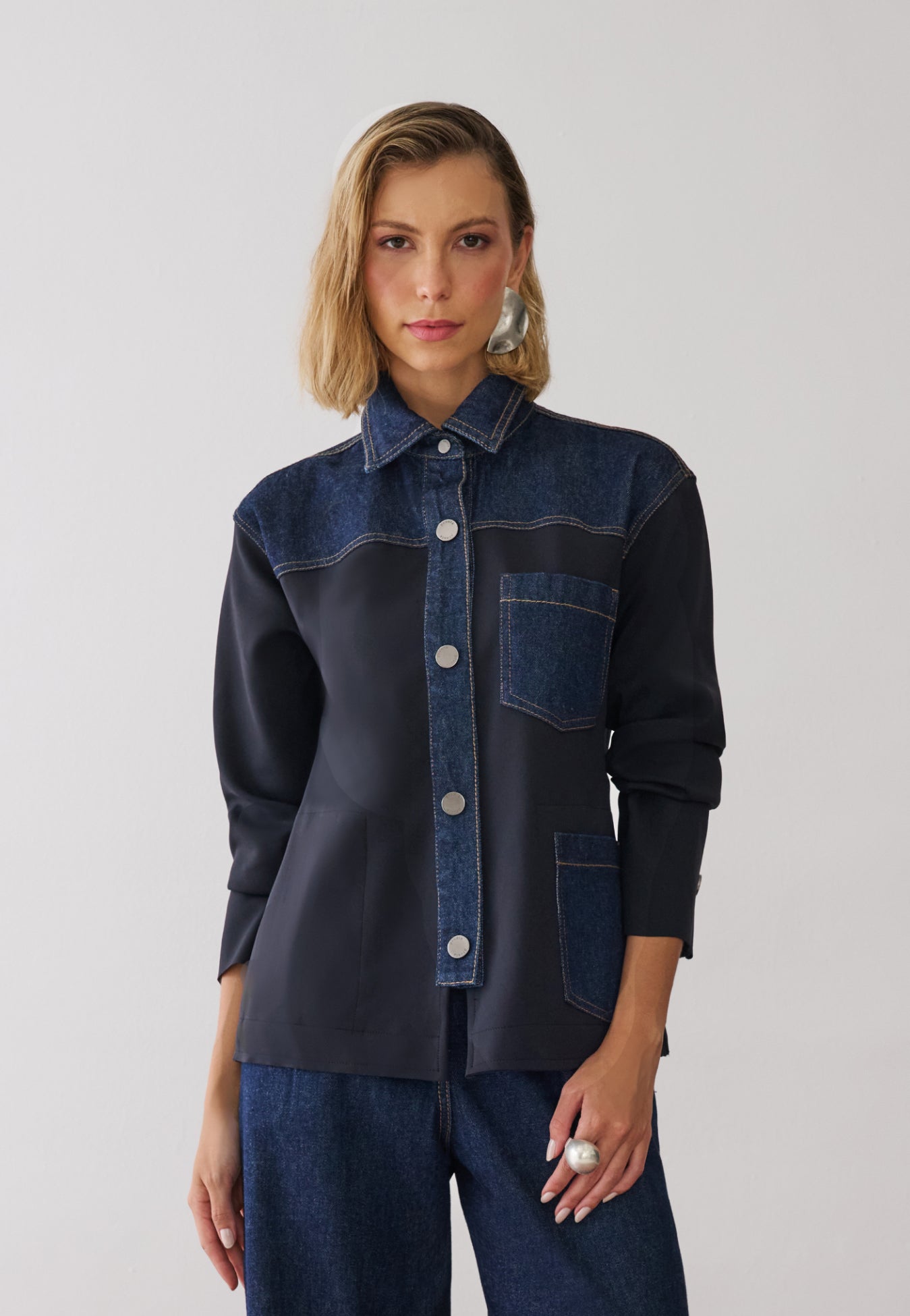Jaqueta Denim Tech