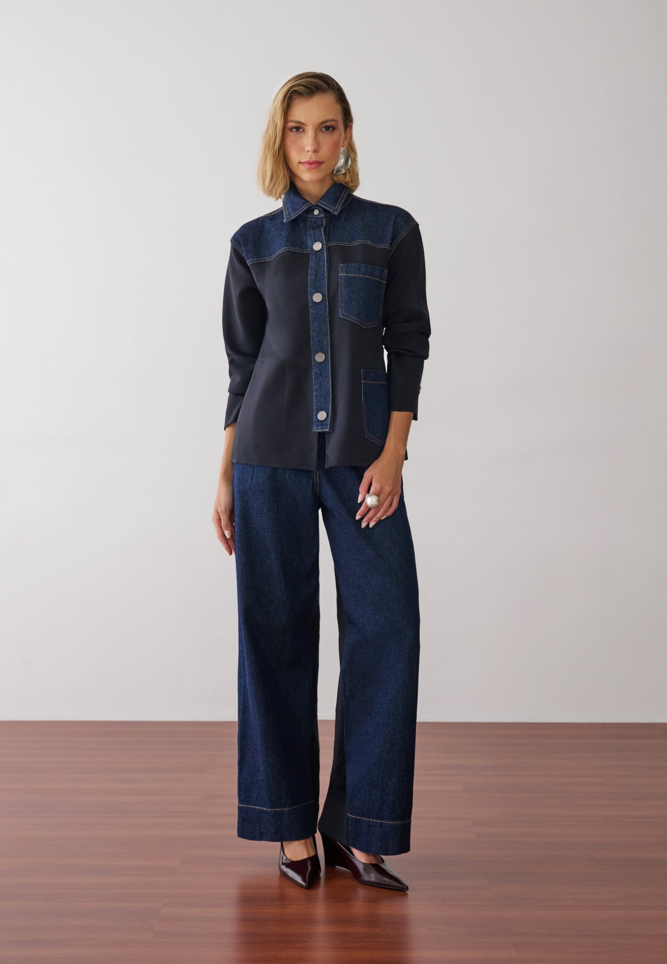 Jaqueta Denim Tech