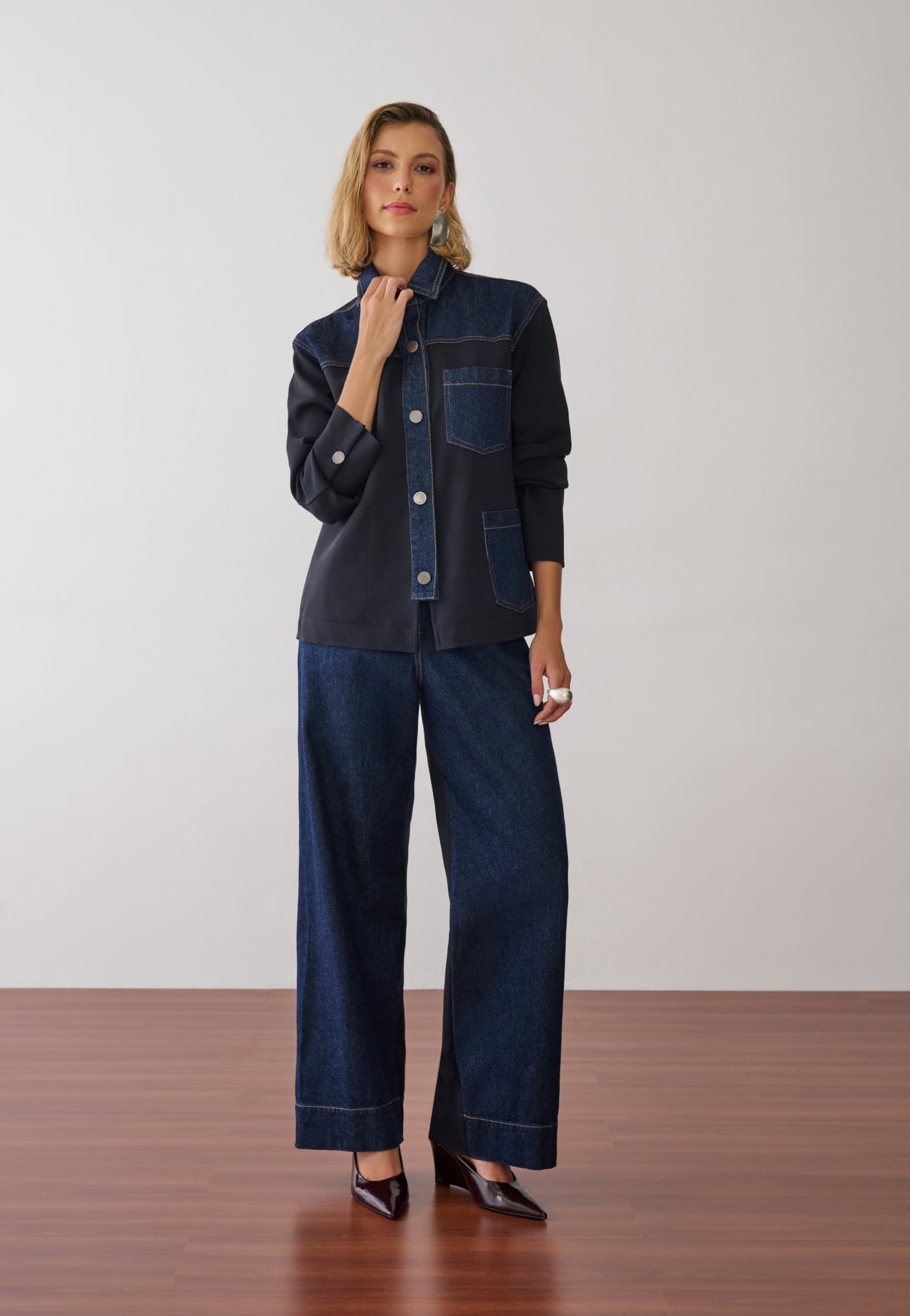 Jaqueta Denim Tech