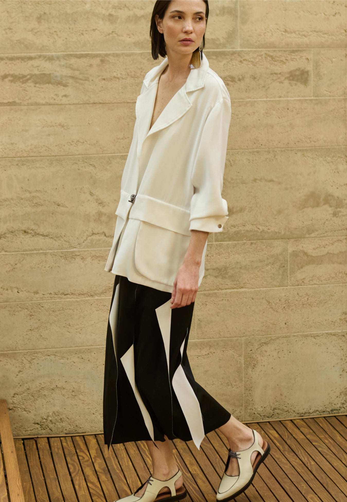 Blazer Alongado Utilitário