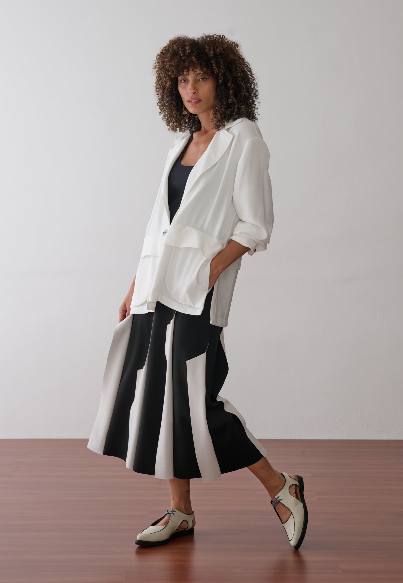 Blazer Alongado Utilitário