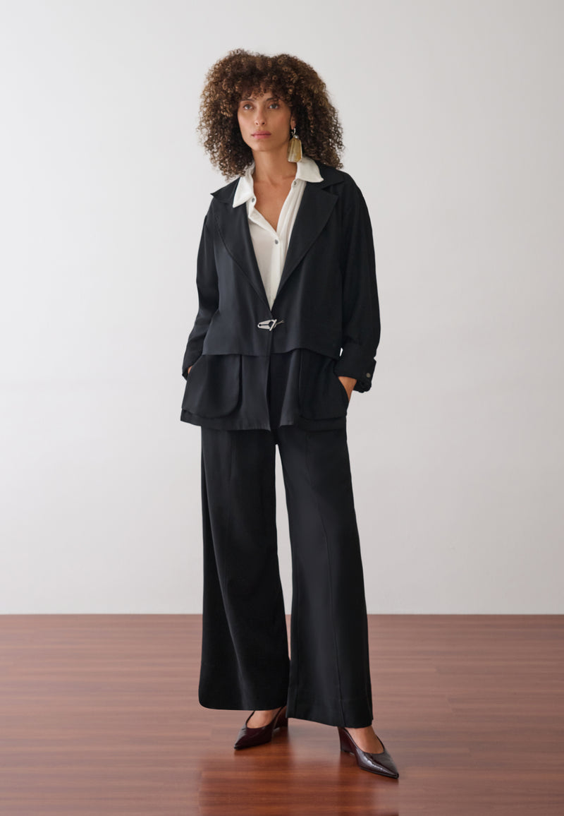 Blazer Alongado Utilitário