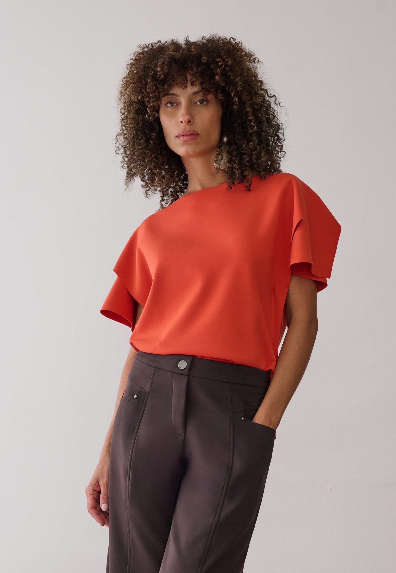 Blusa Manga Detalhe Sobreposto
