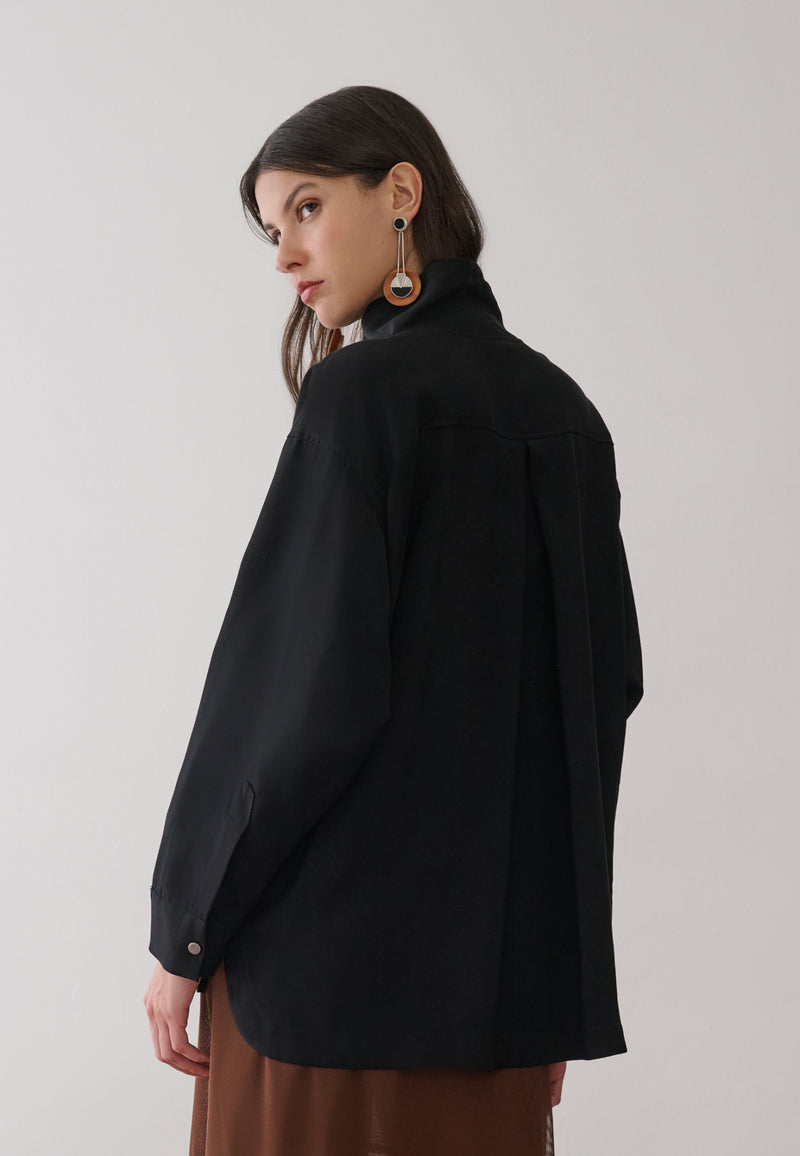 Camisa Alongada Peplum
