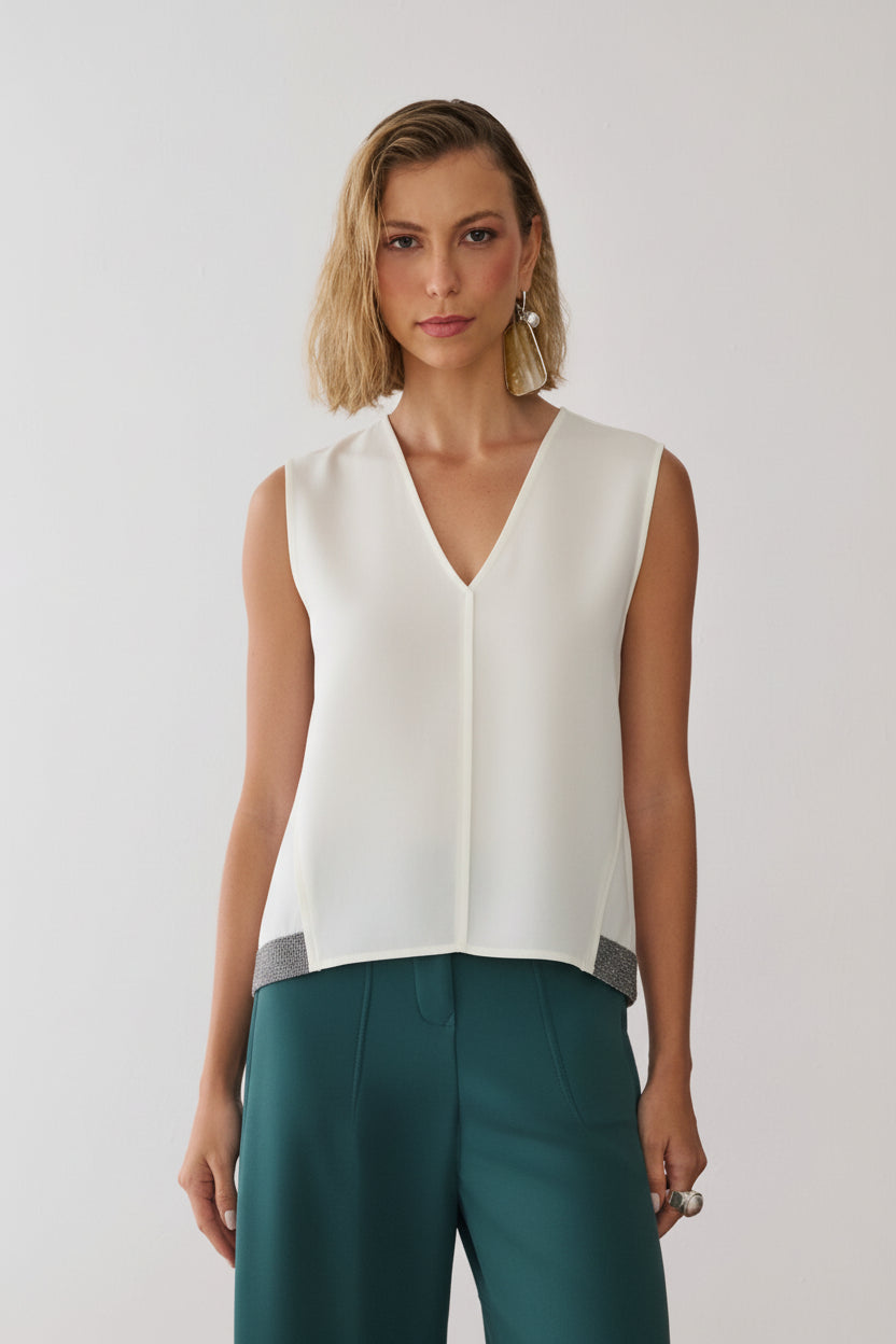 Regata Detalhe Tricot