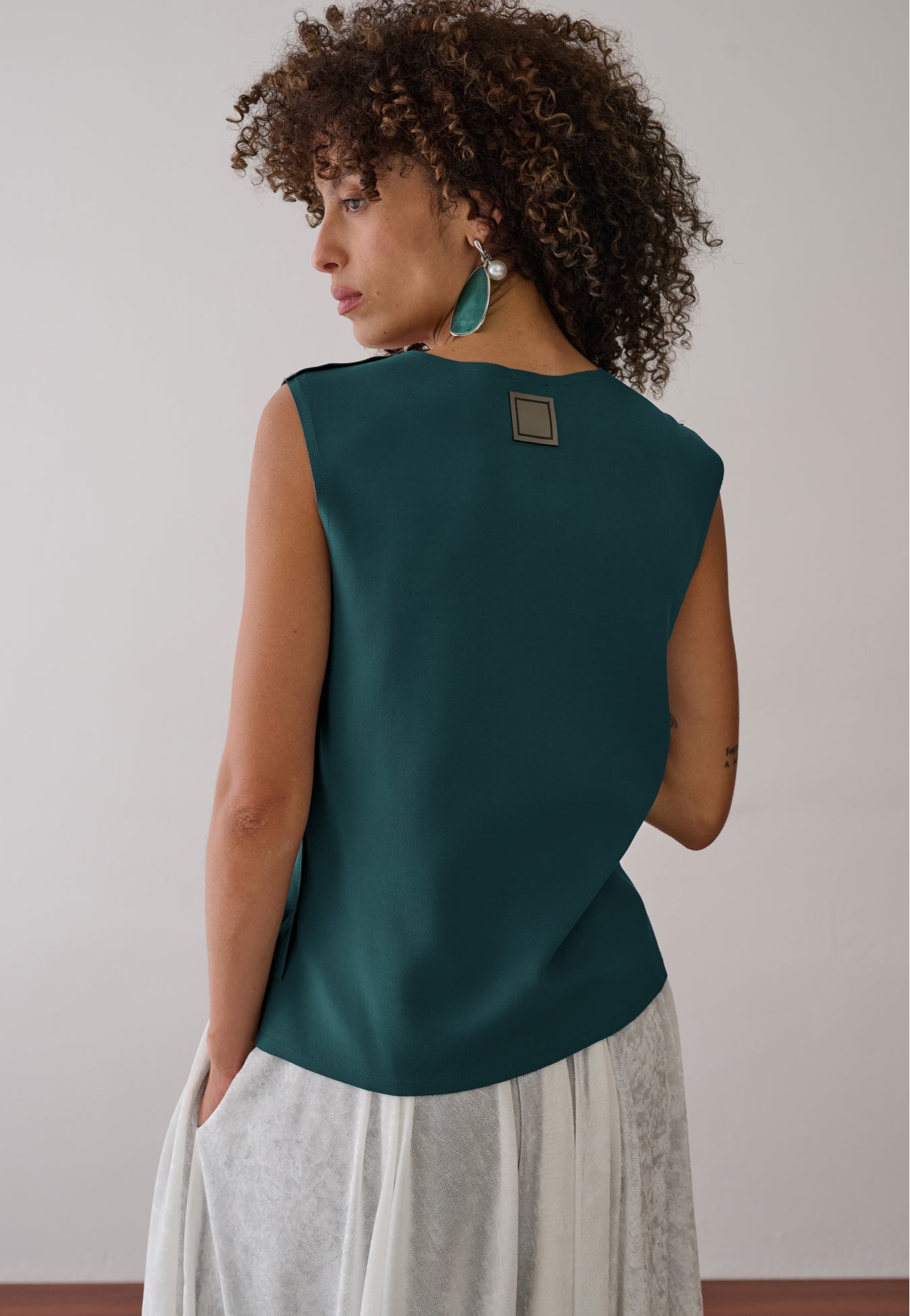 Blusa Reta Decote Canoa