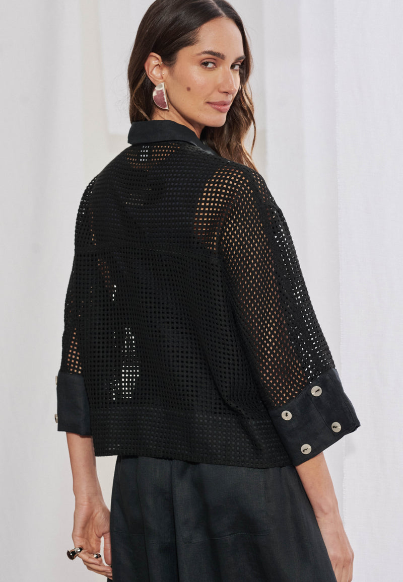 Camisa Telada Manga 3/4