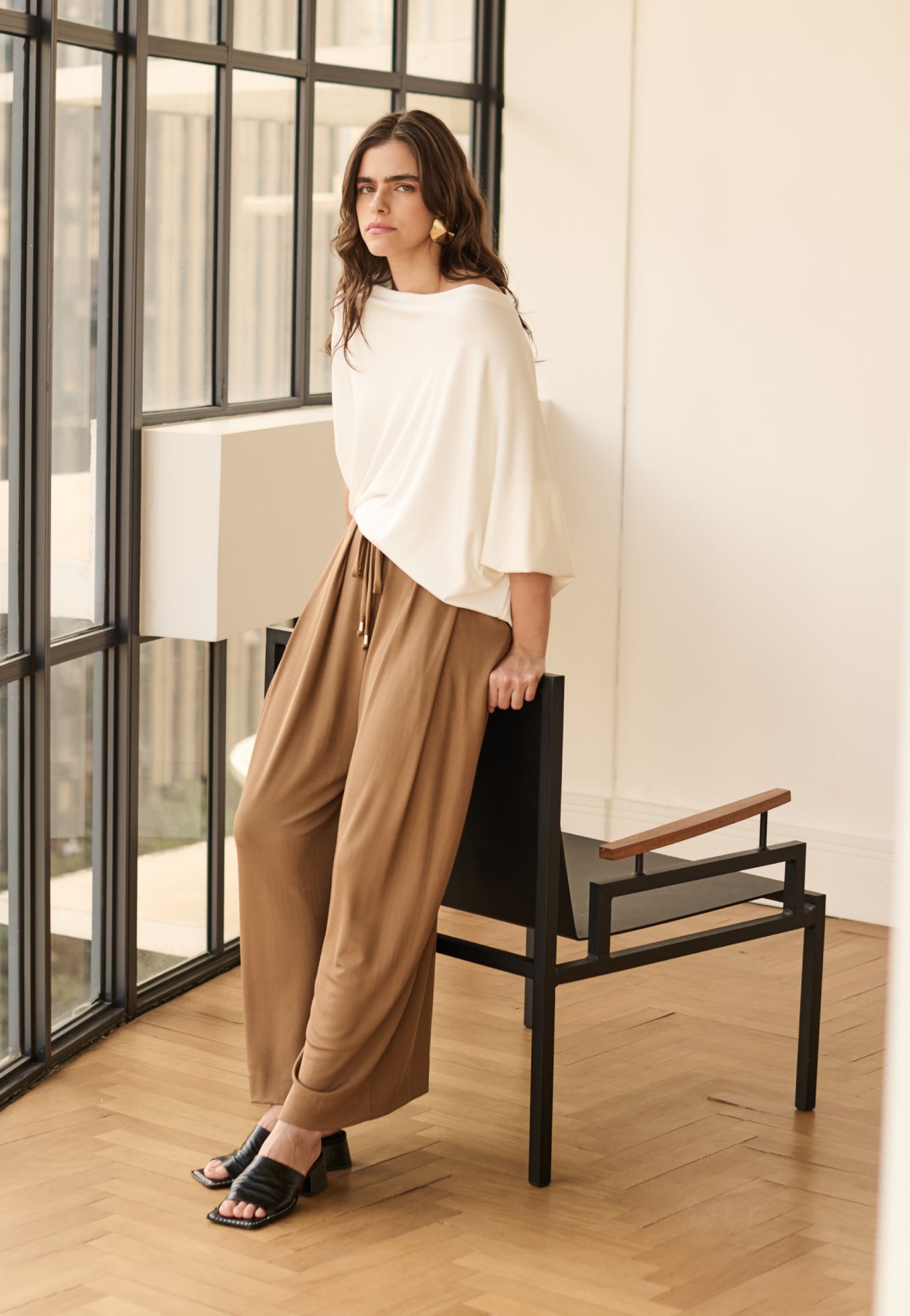 Calça Pantalona Fluida