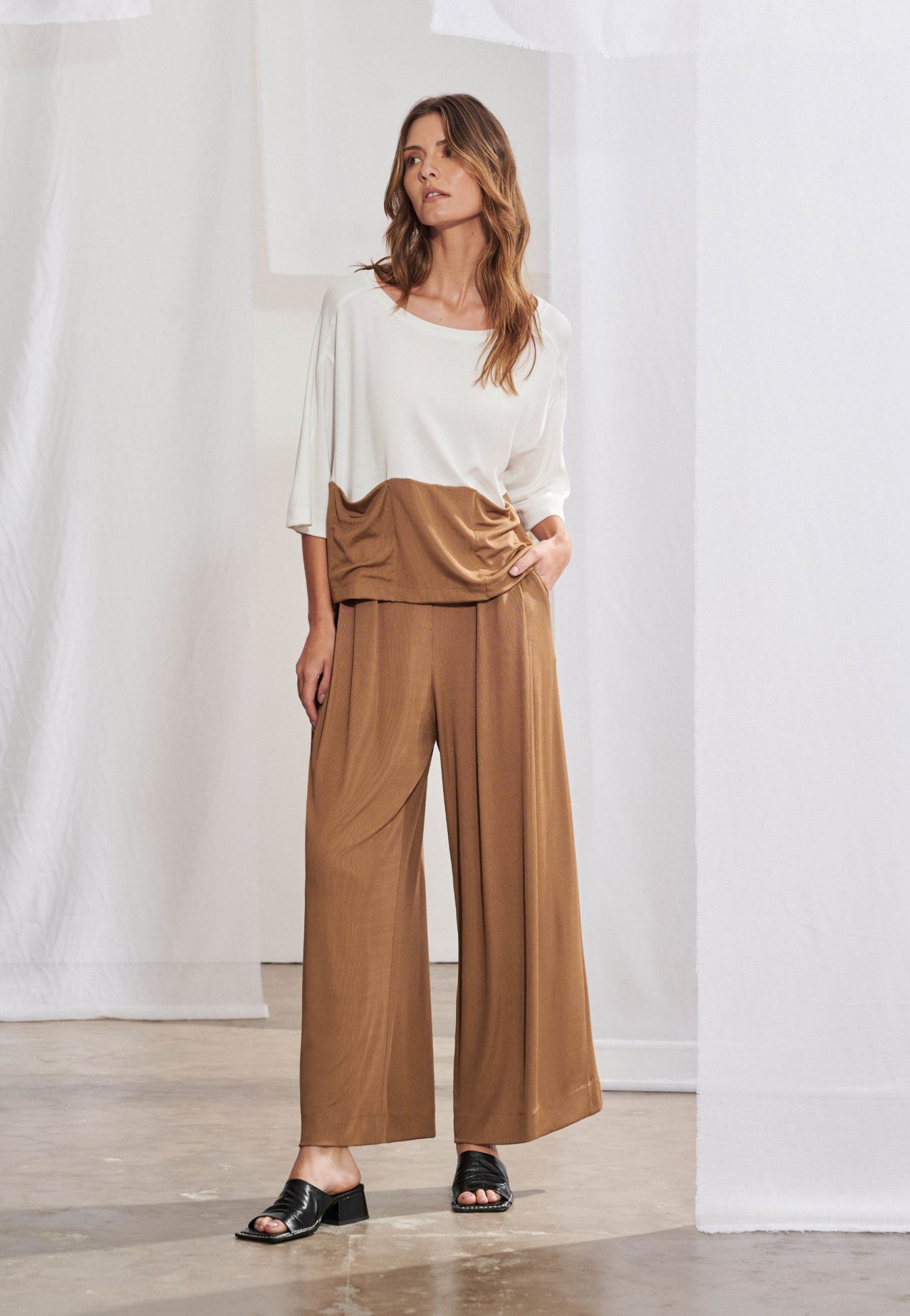 Calça Pantalona Fluida