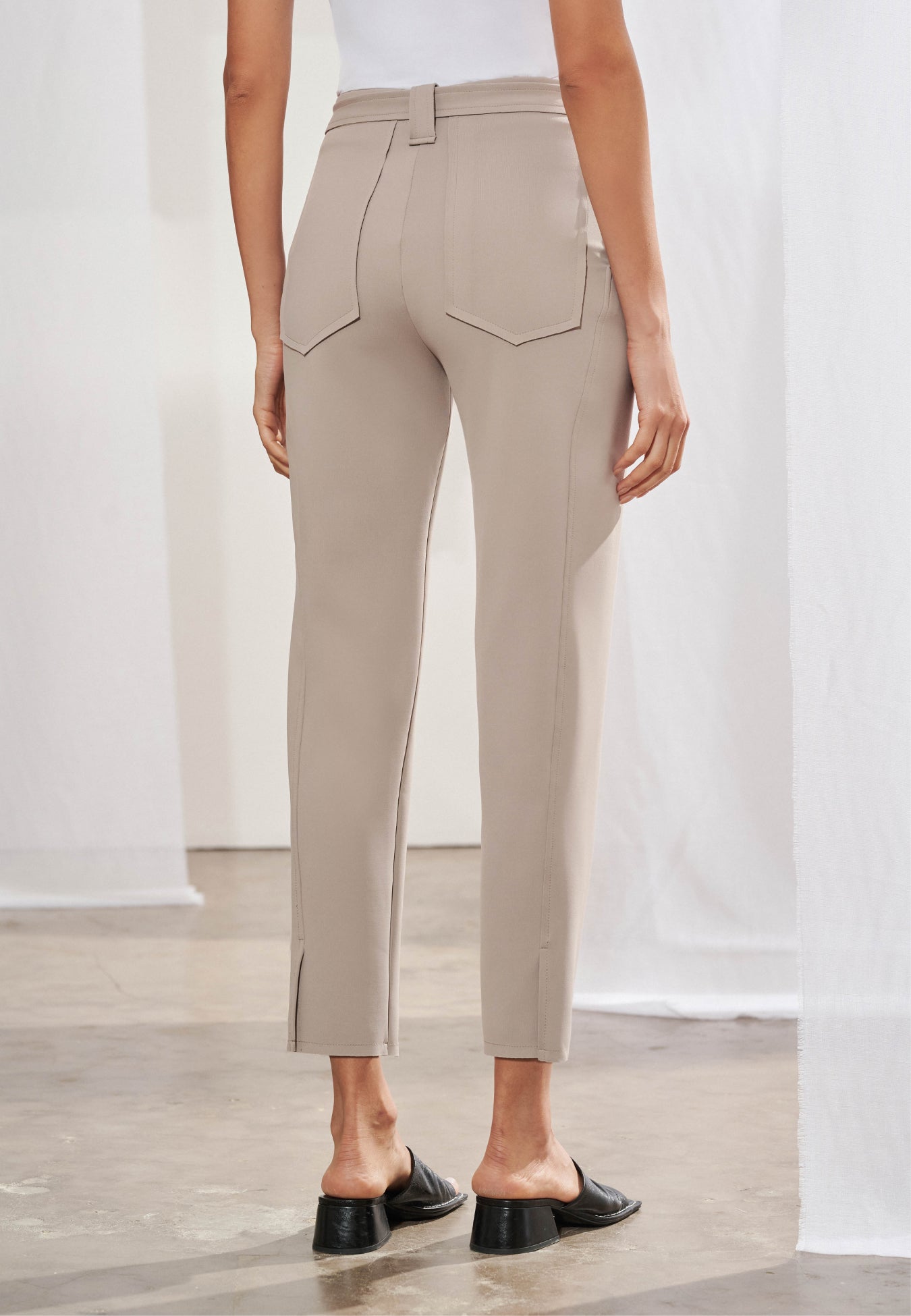 Calça Cigarrete Cinto