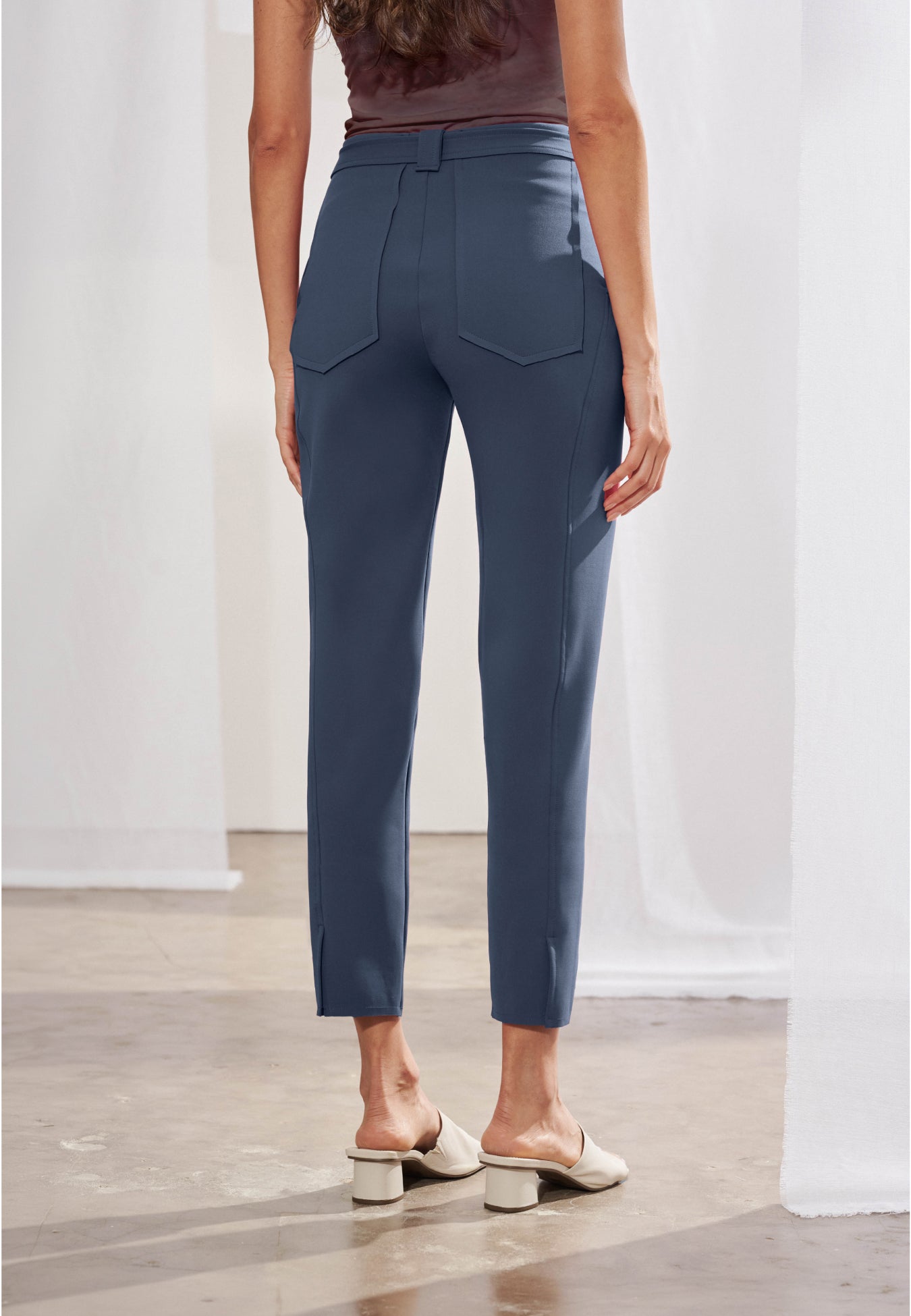 Calça Cigarrete Cinto