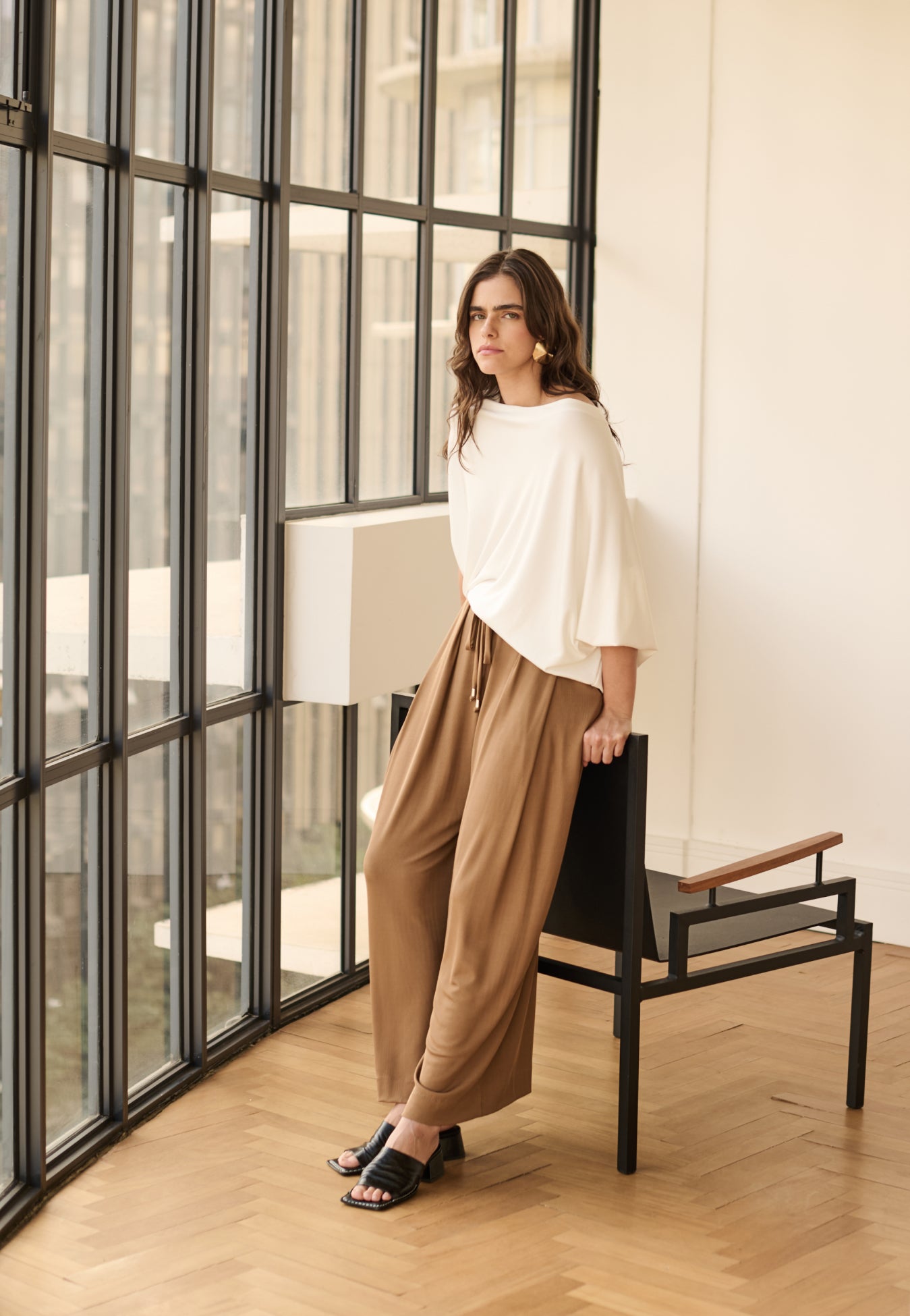 Blusa Decote Canoa
