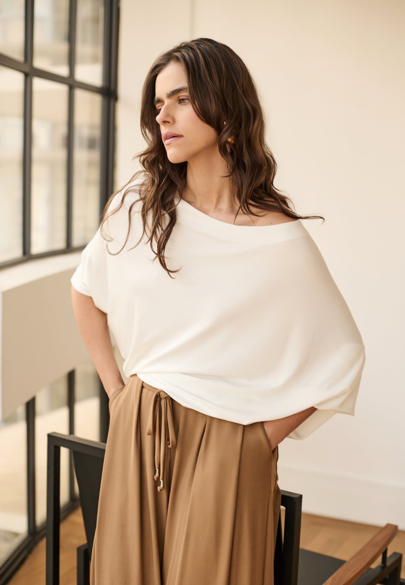 Blusa Decote Canoa