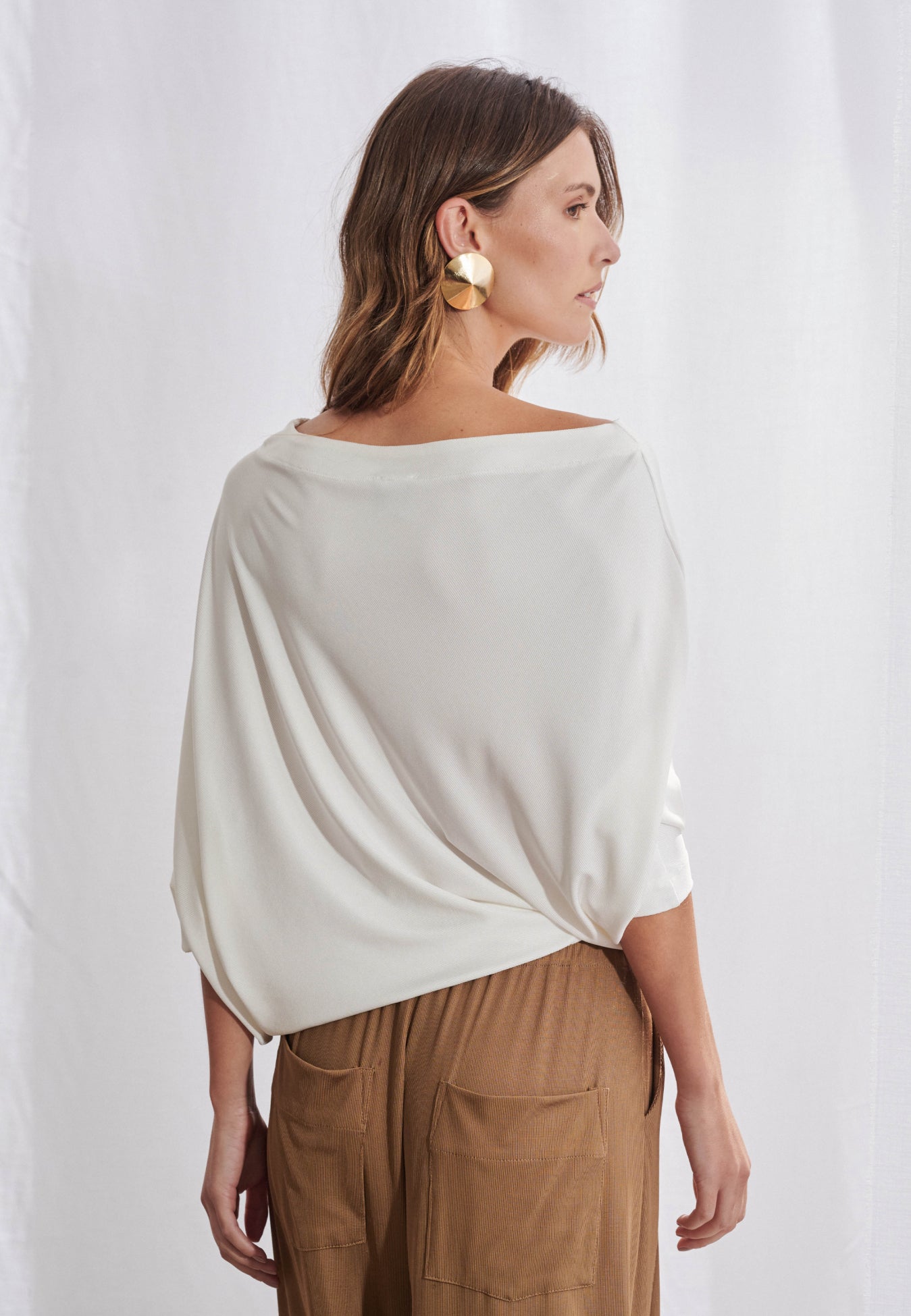 Blusa Decote Canoa