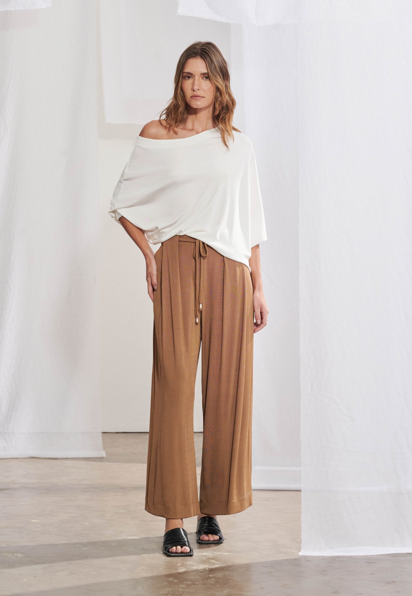 Blusa Decote Canoa