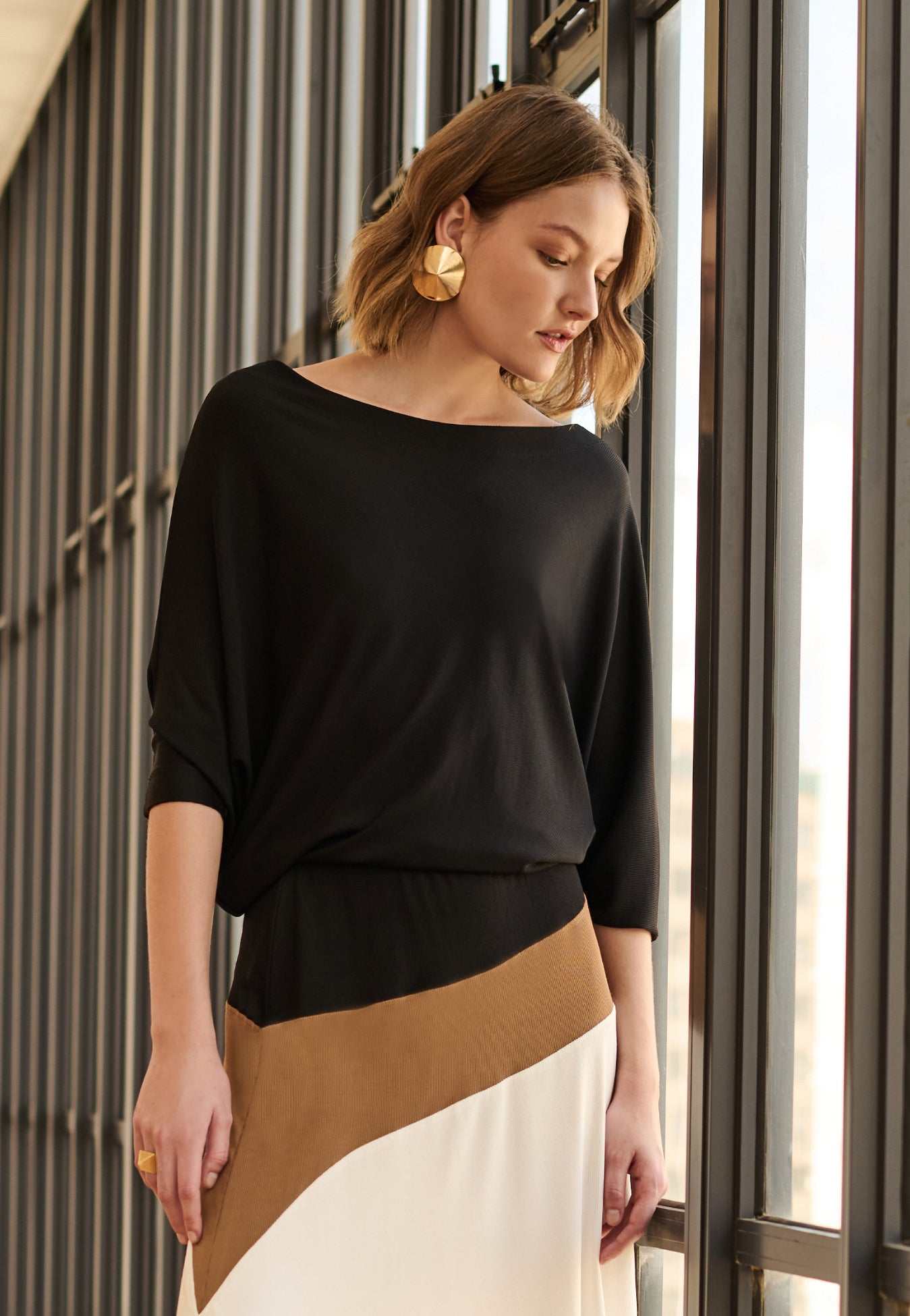 Blusa Decote Canoa