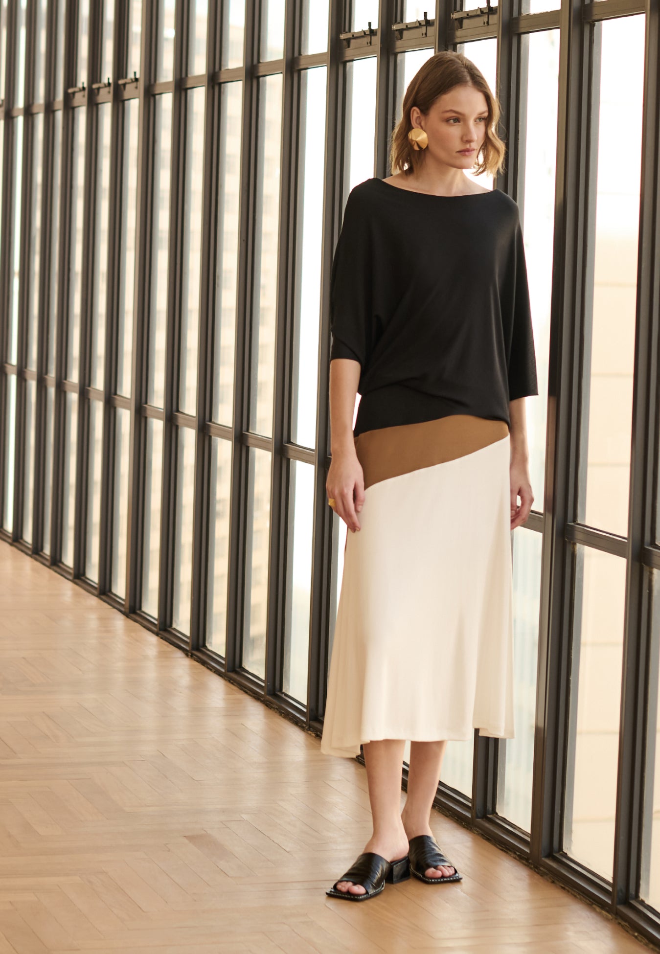 Blusa Decote Canoa