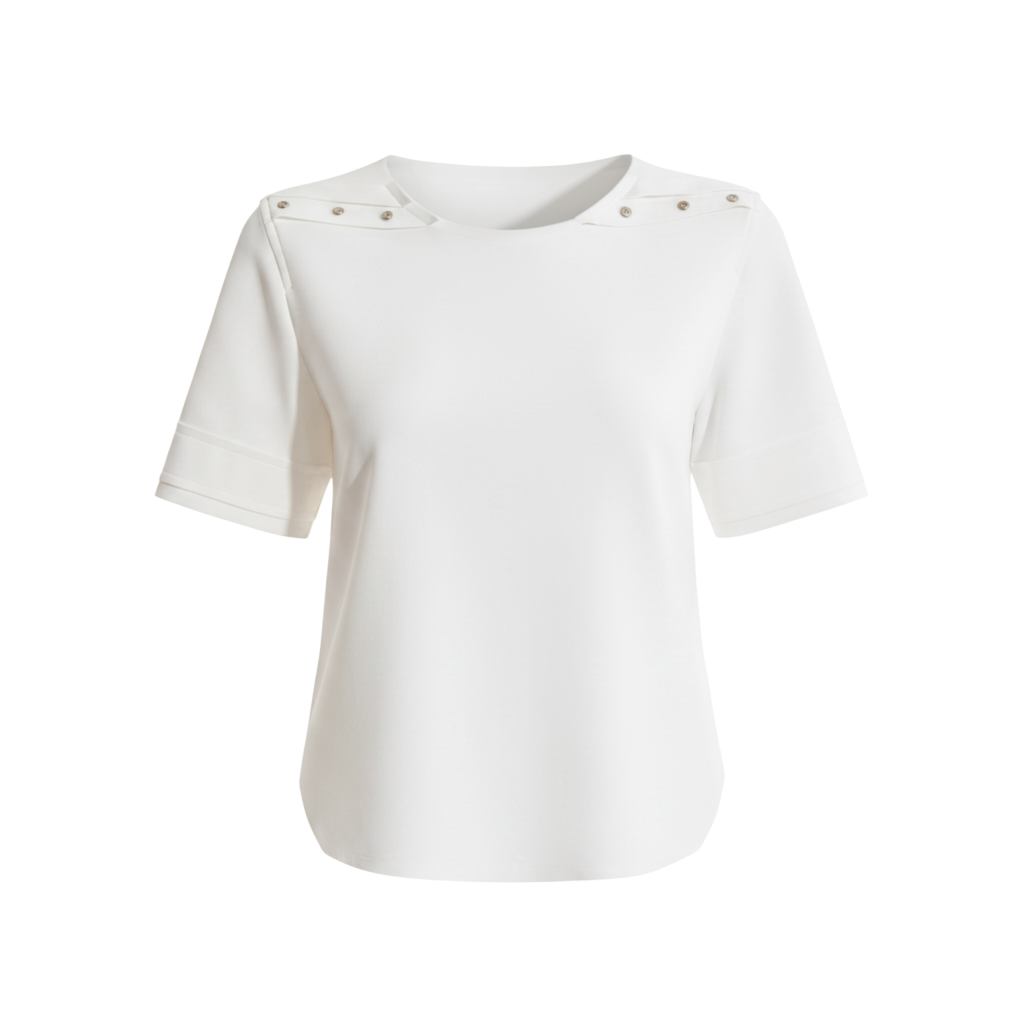 T-shirt Manga Curta Rebites