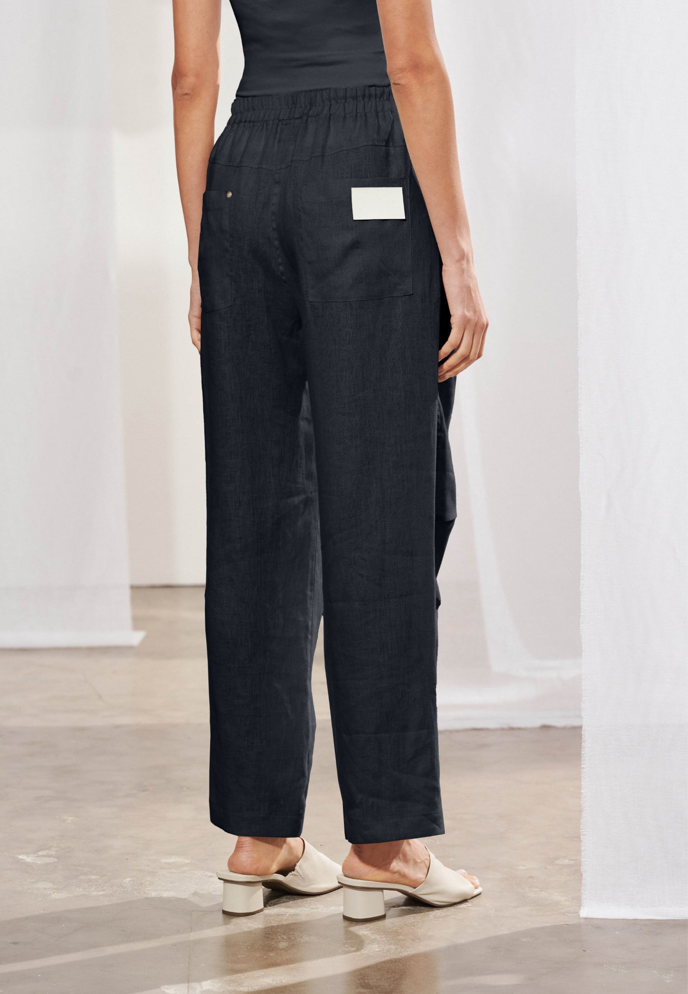 Calça de Linho Reta
