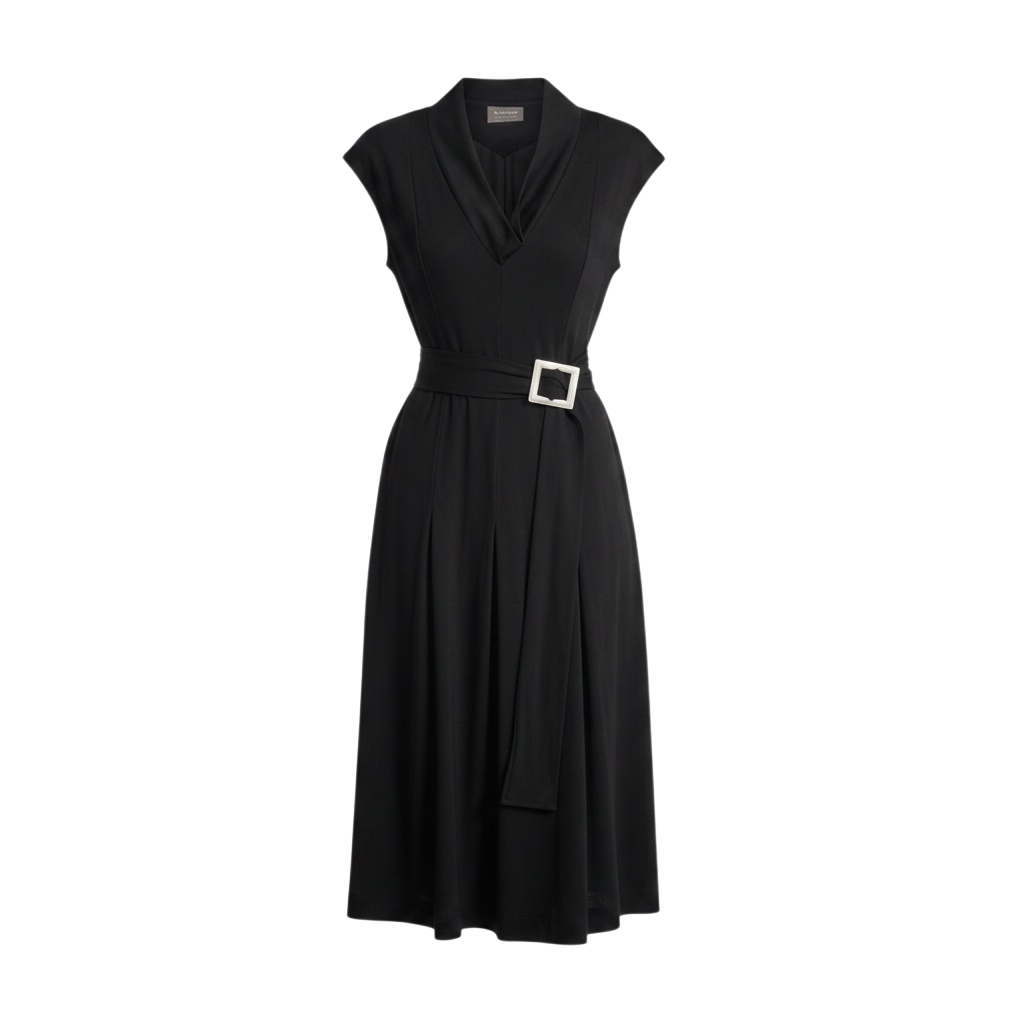 Vestido Midi Decote Degagê