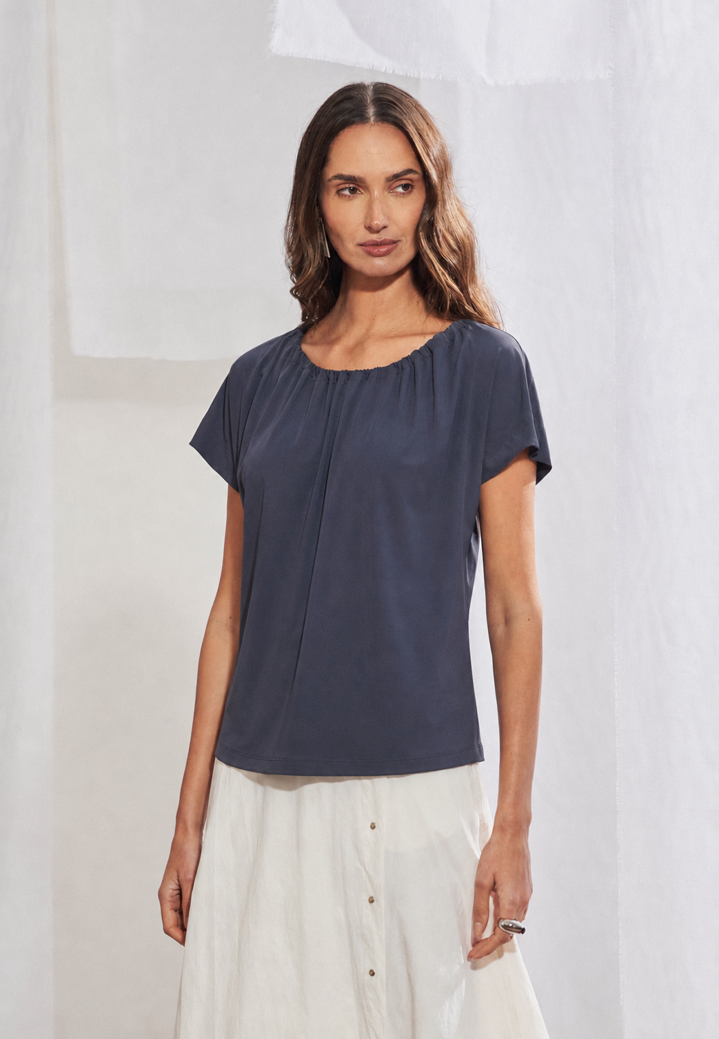 Blusa Decote Regulável