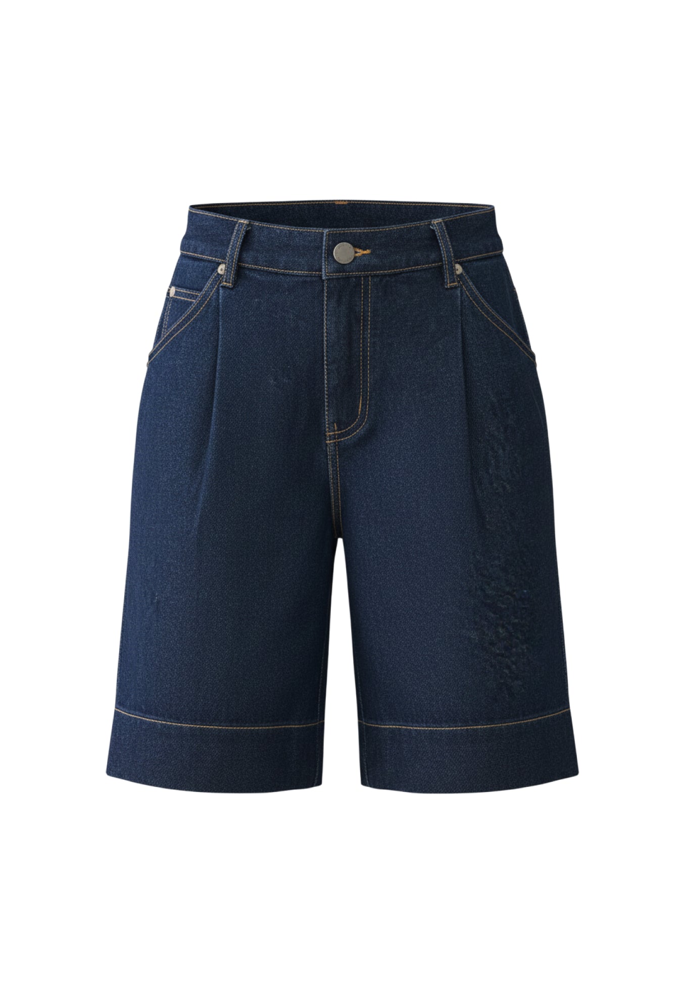 Bermuda Ampla Denim Tech