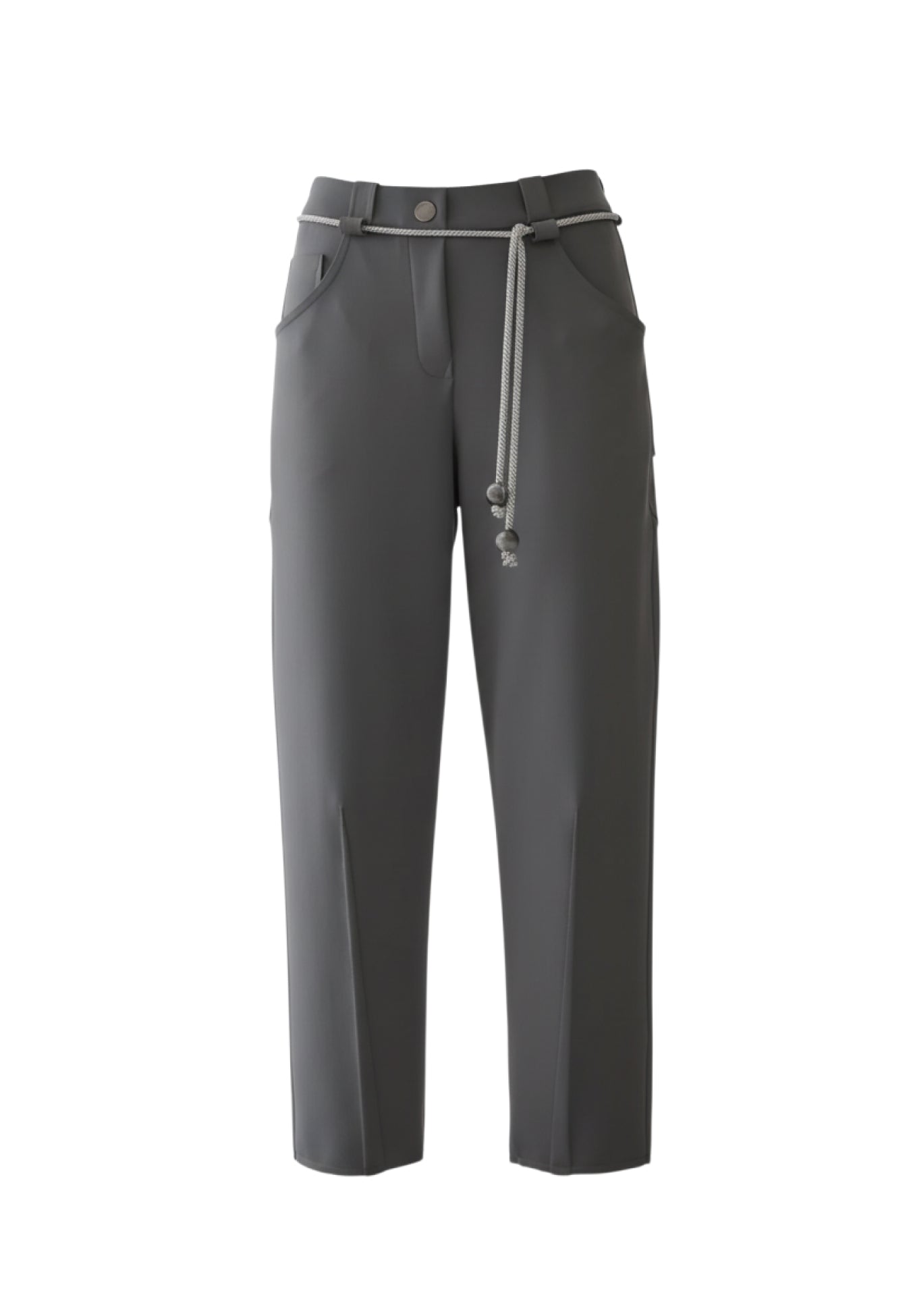 Calça Barrel Com Cinto