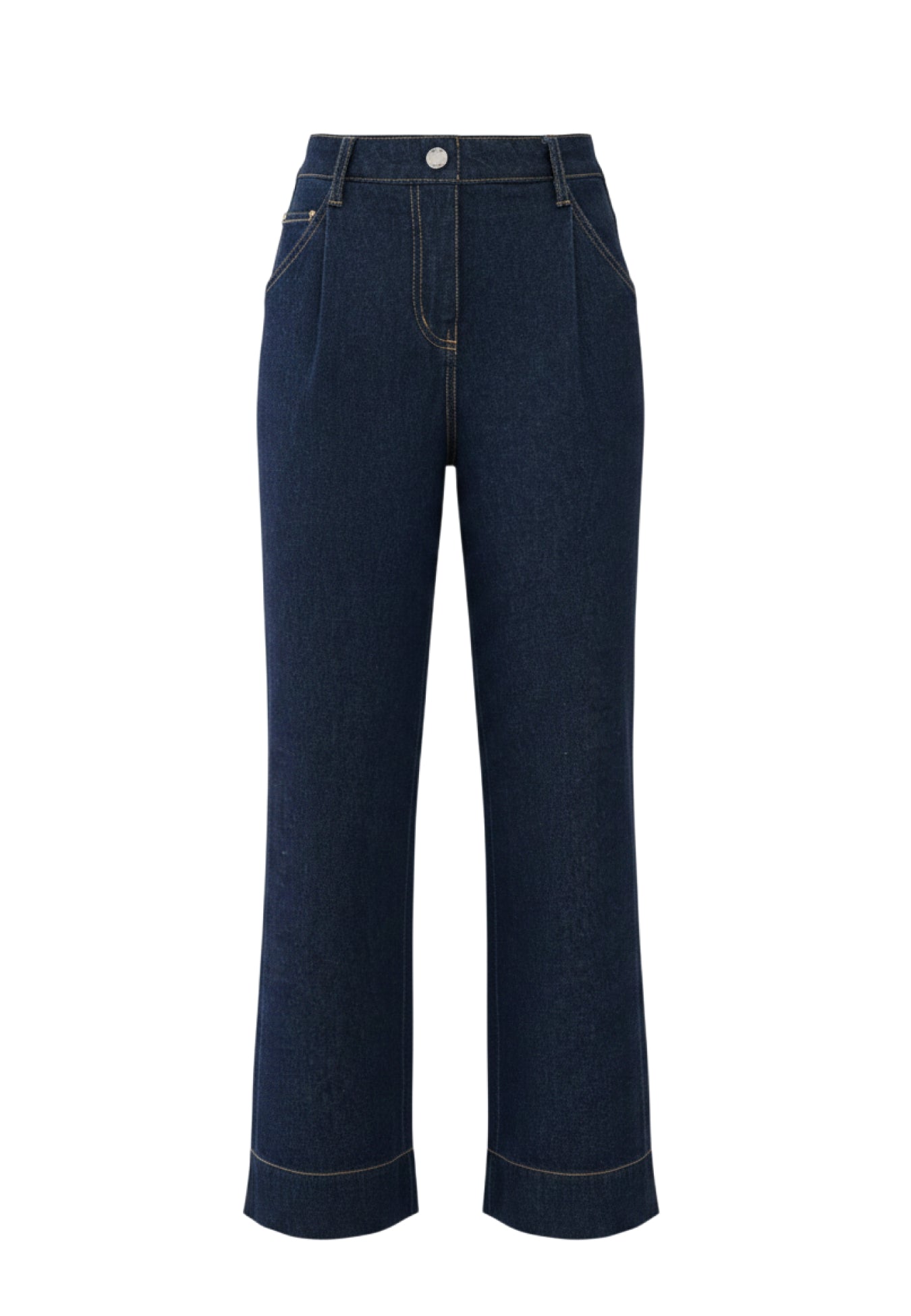 Calça Pantalona Denim Tech