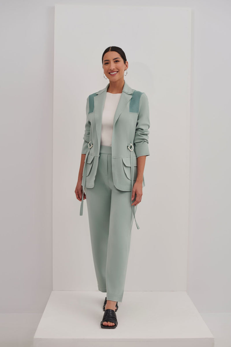 Blazer Cinto e Fivelas