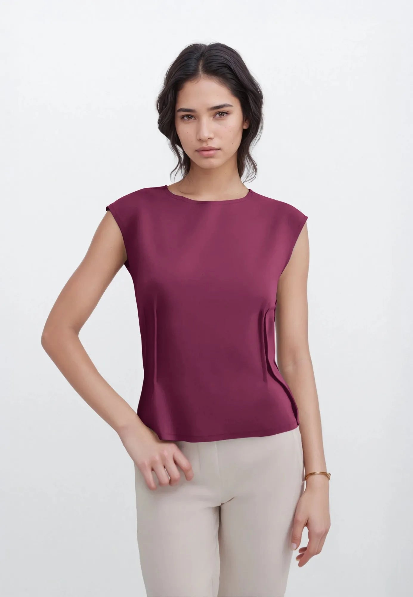 Blusa Acinturada Pregas