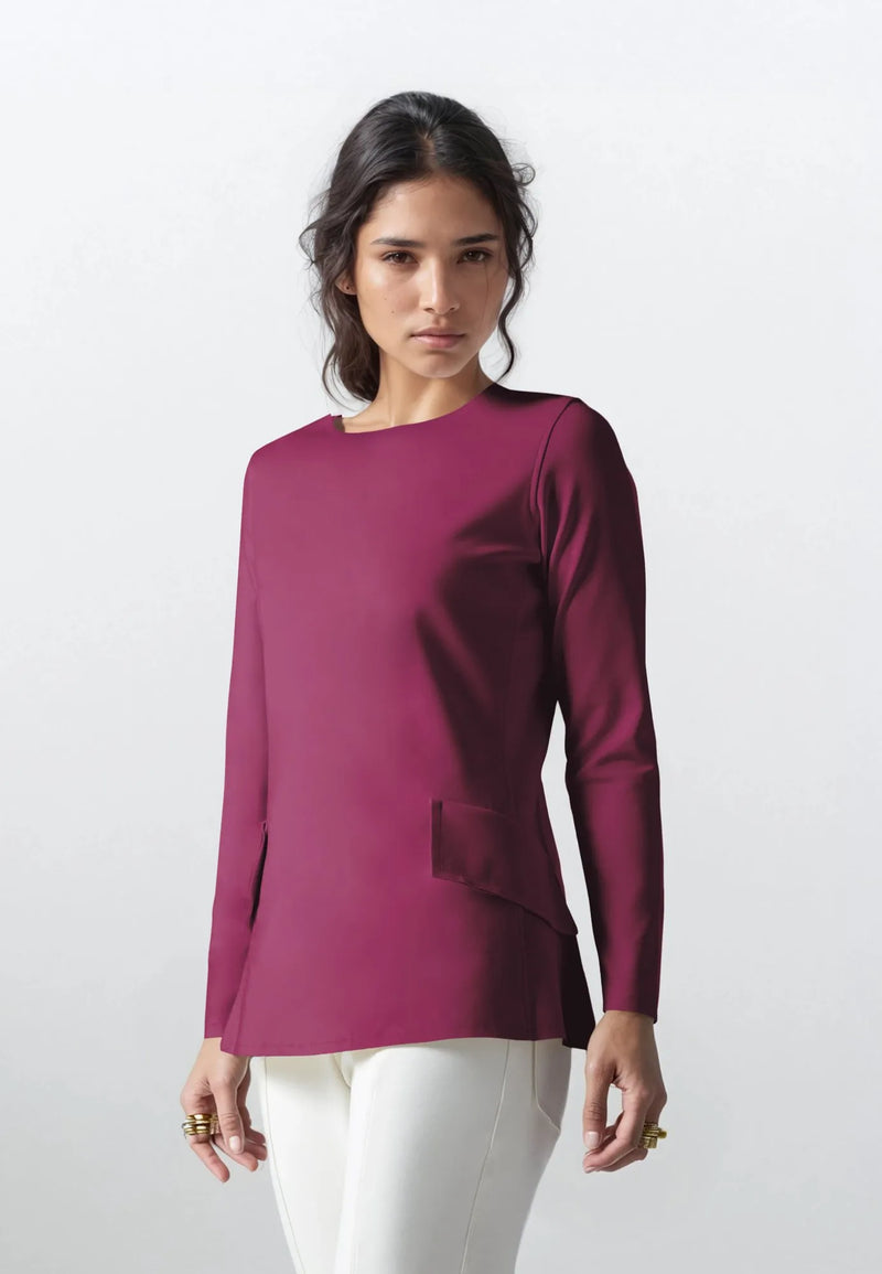 Blusa Alfaiataria Manga Longa