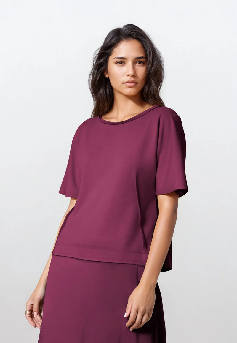 Blusa Manga Curta Pences