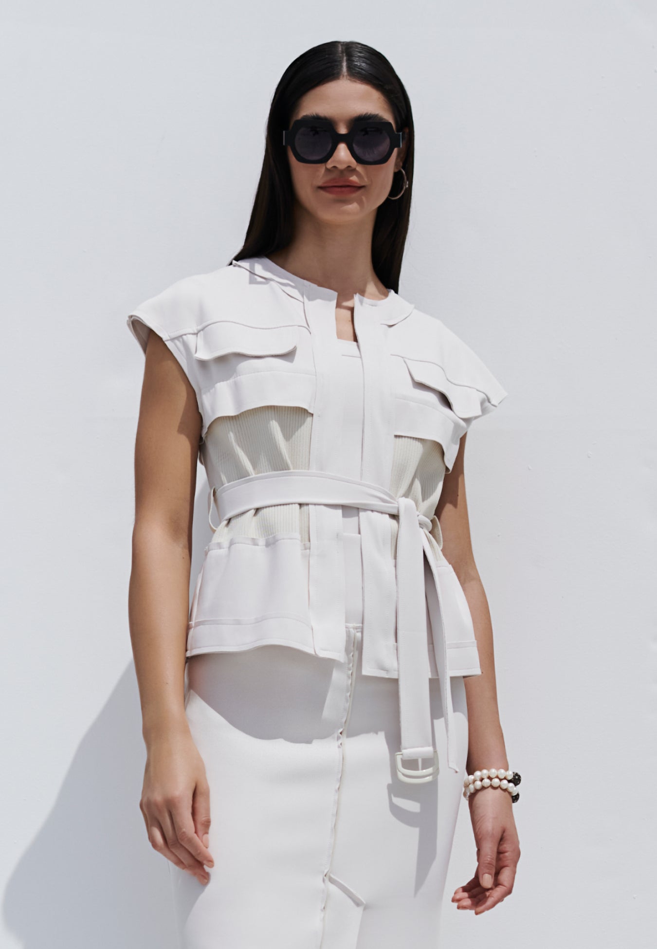 Colete Entremeio Tricô