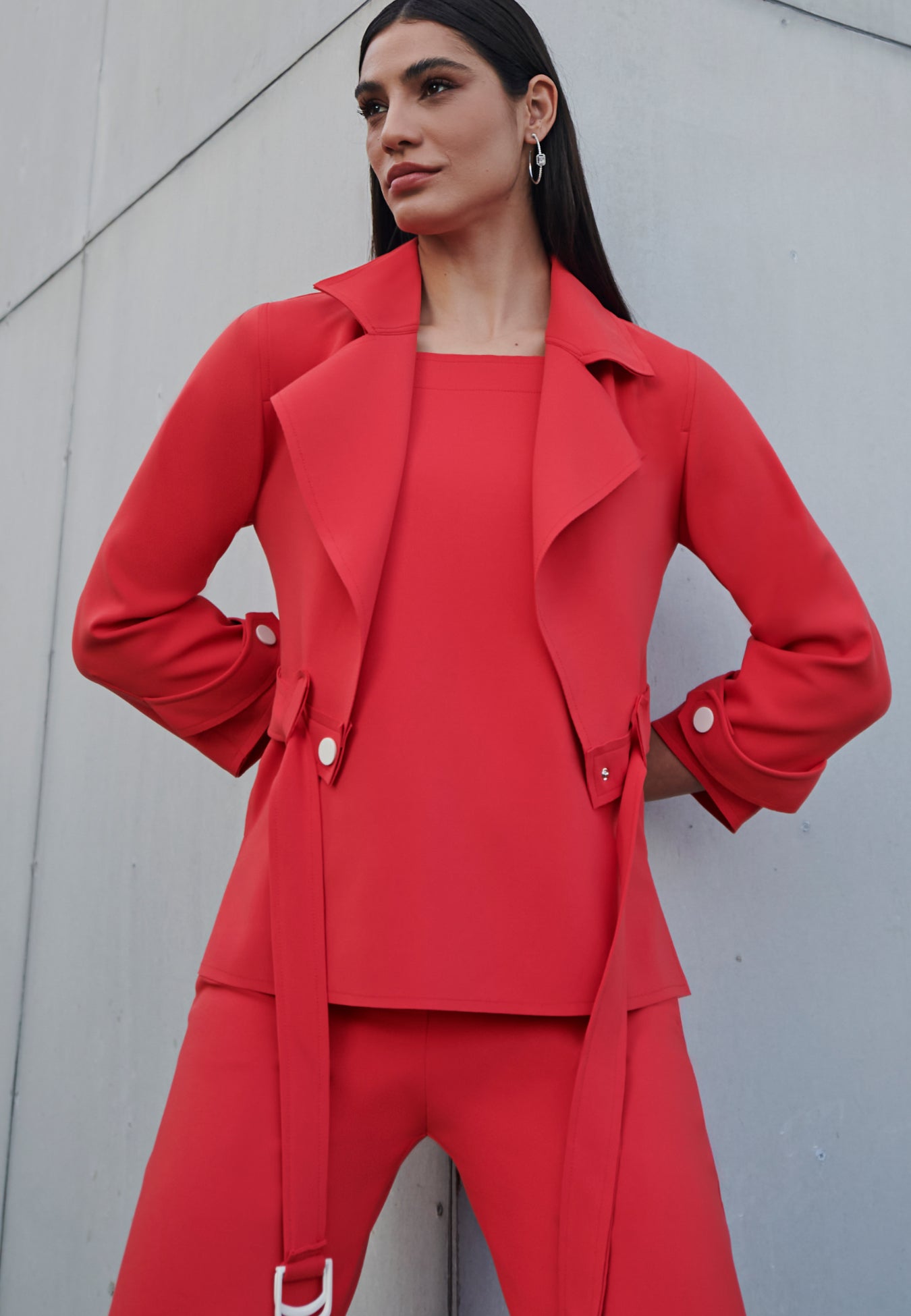 Jaqueta Biker Faixa Fivela